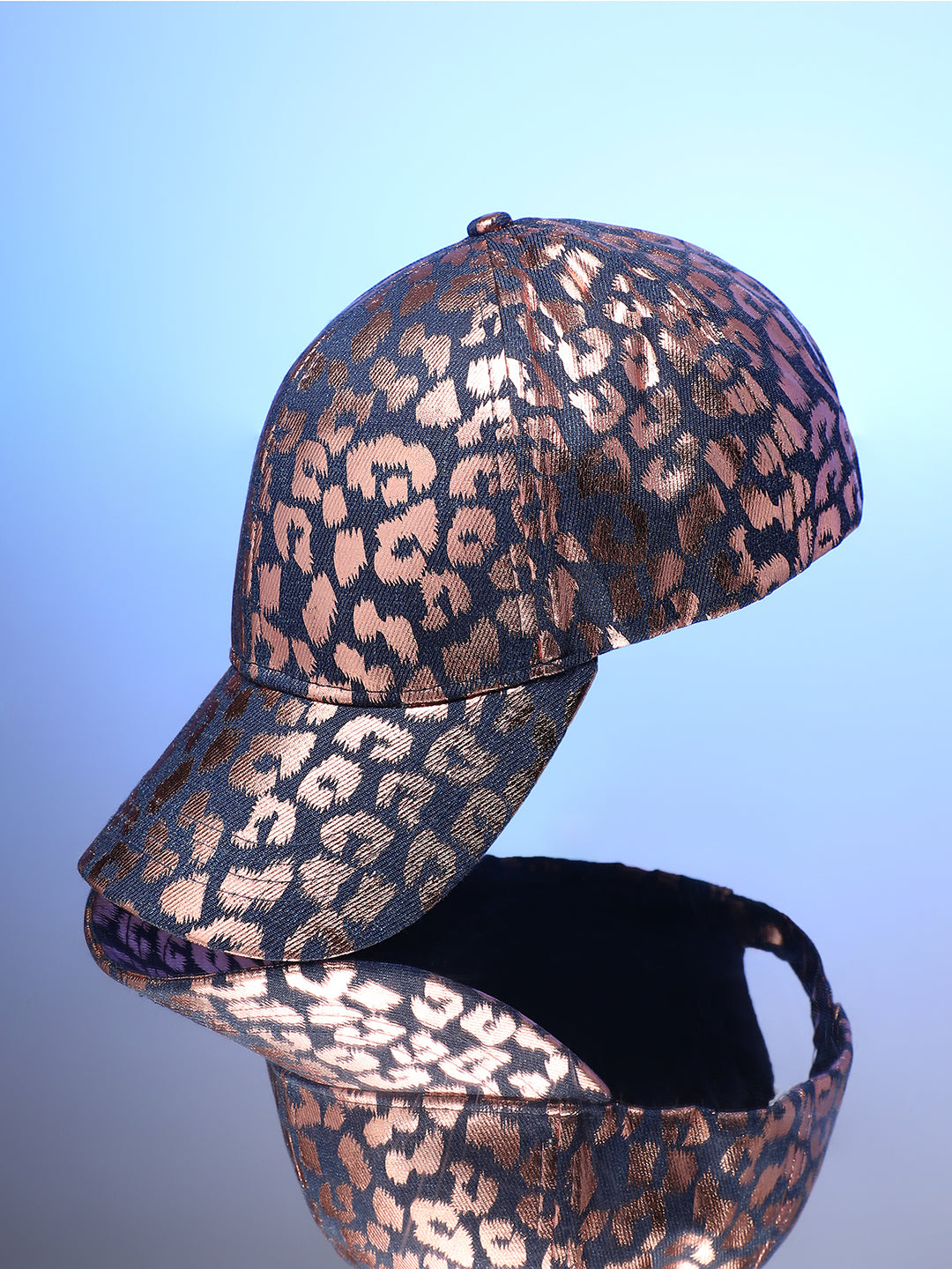 Leopard print baseball hat on sale