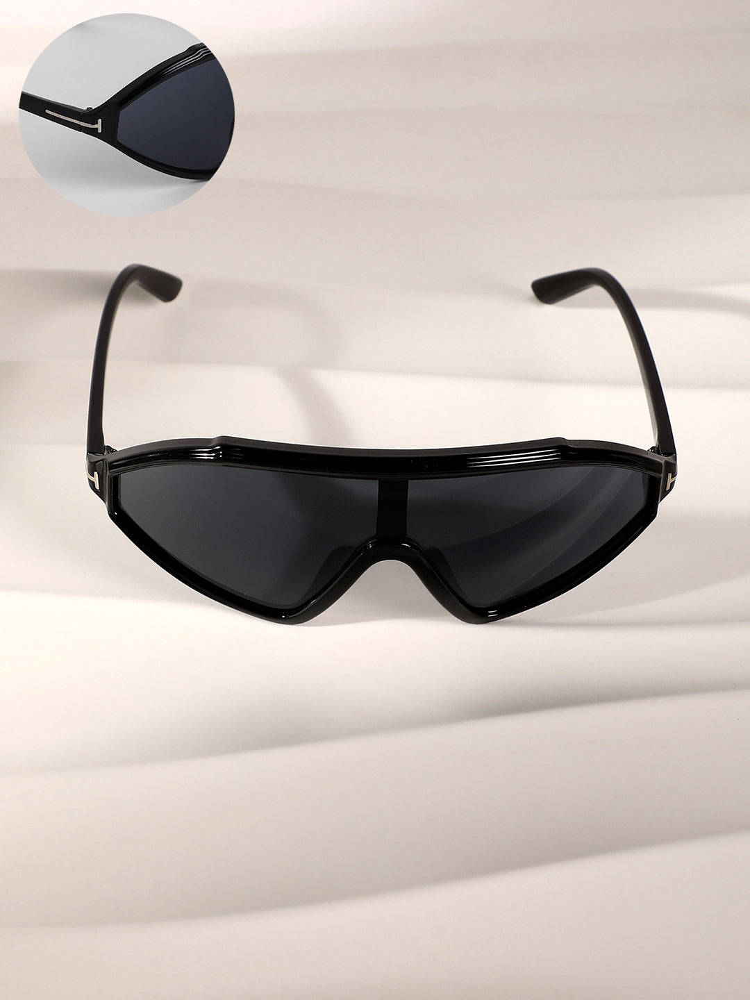 Black shield sunglasses online