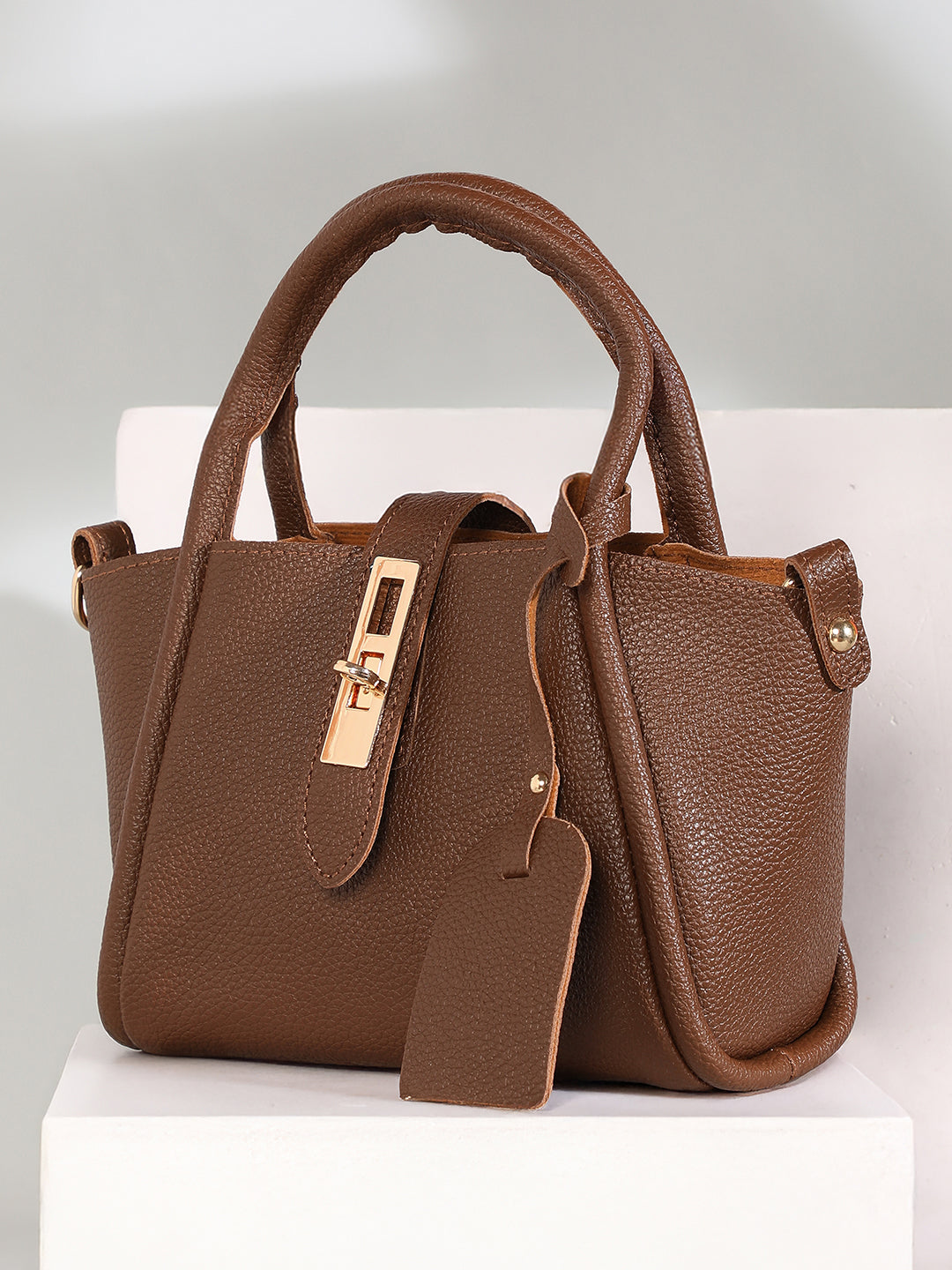 The Galleria Hand Bag - Mocha Brown