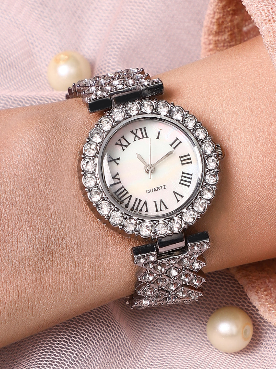 Geena Silver Watch