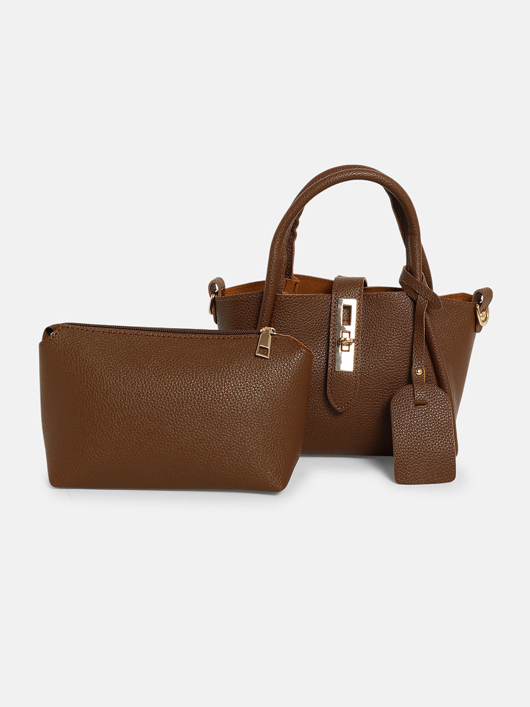 The Galleria Hand Bag - Mocha Brown