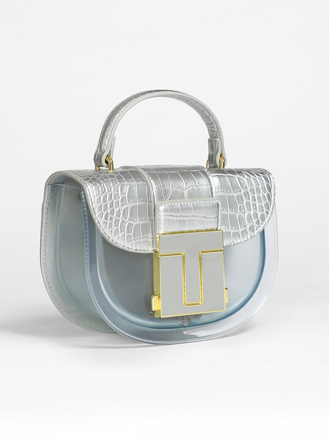 Frosted Block Hand Bag