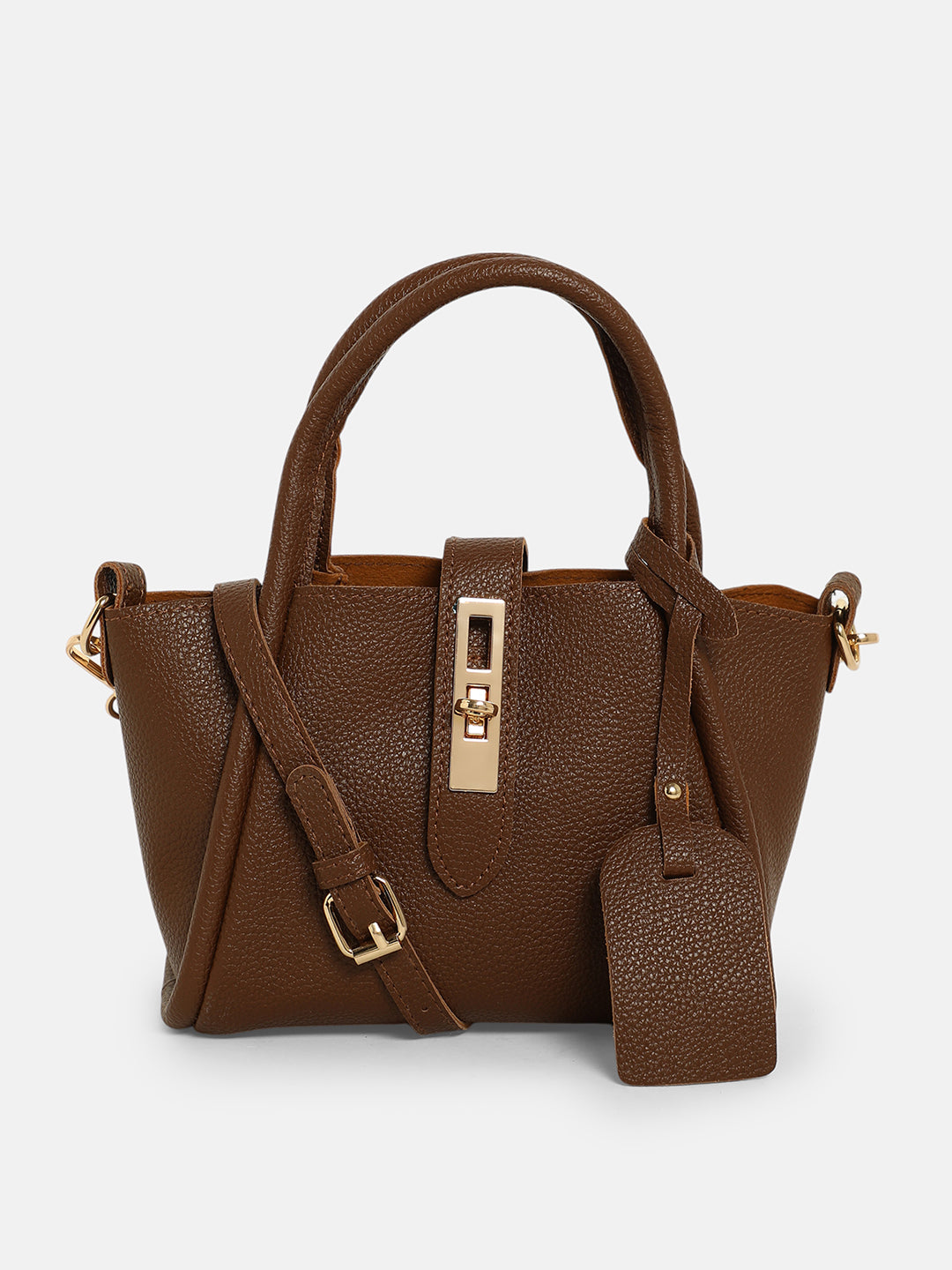 The Galleria Hand Bag - Mocha Brown