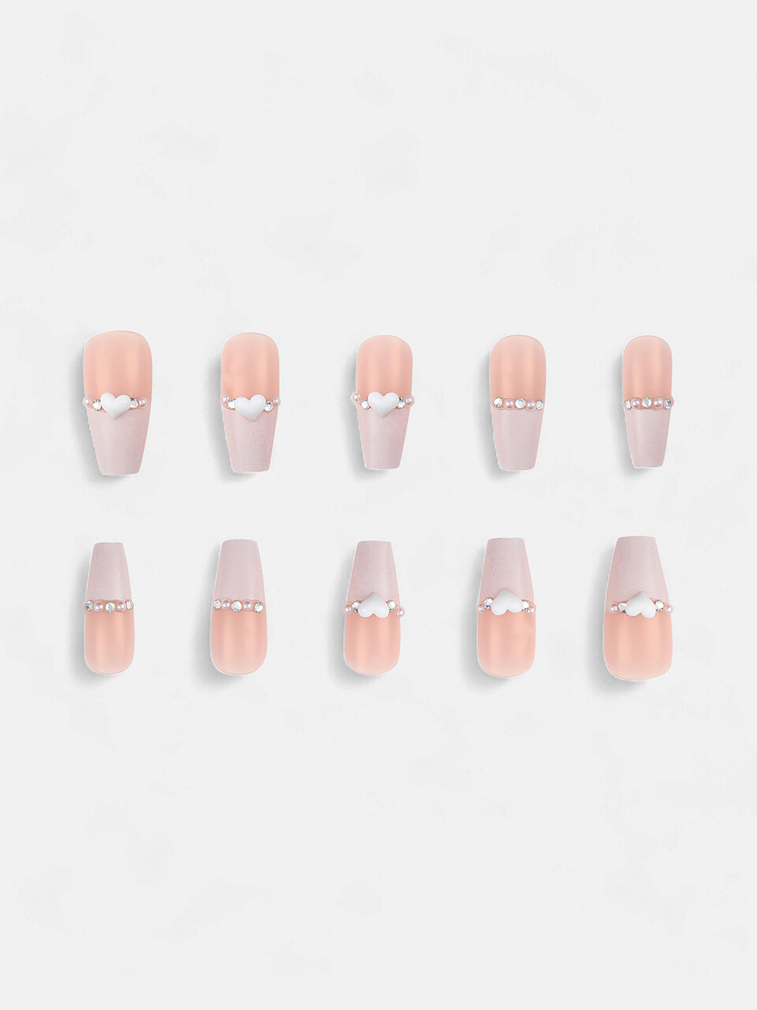 The French Cå“Ur Press-On Nails - Daisy White