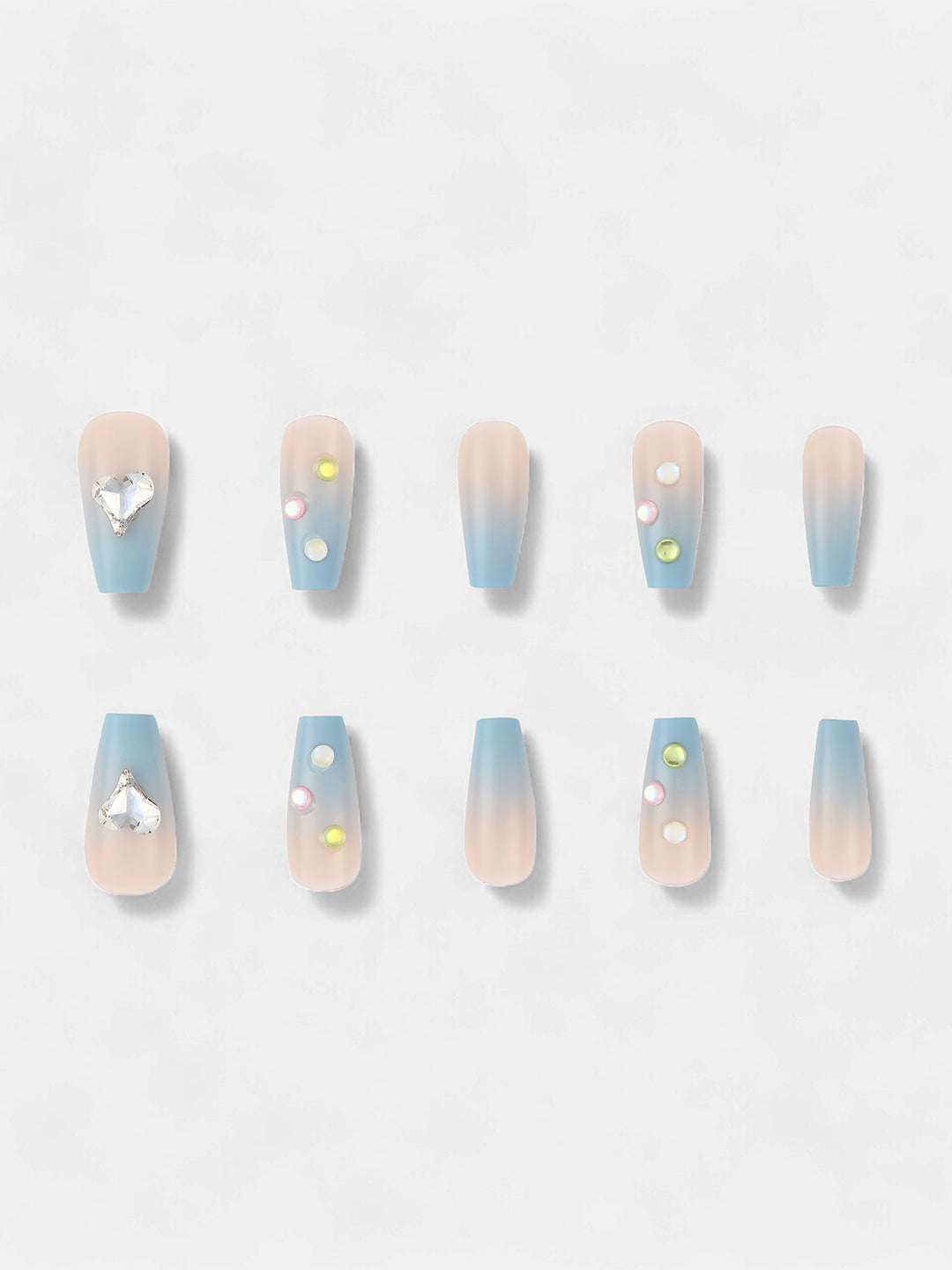 The Sirã¨Ne Press-On Nails - Powder Blue