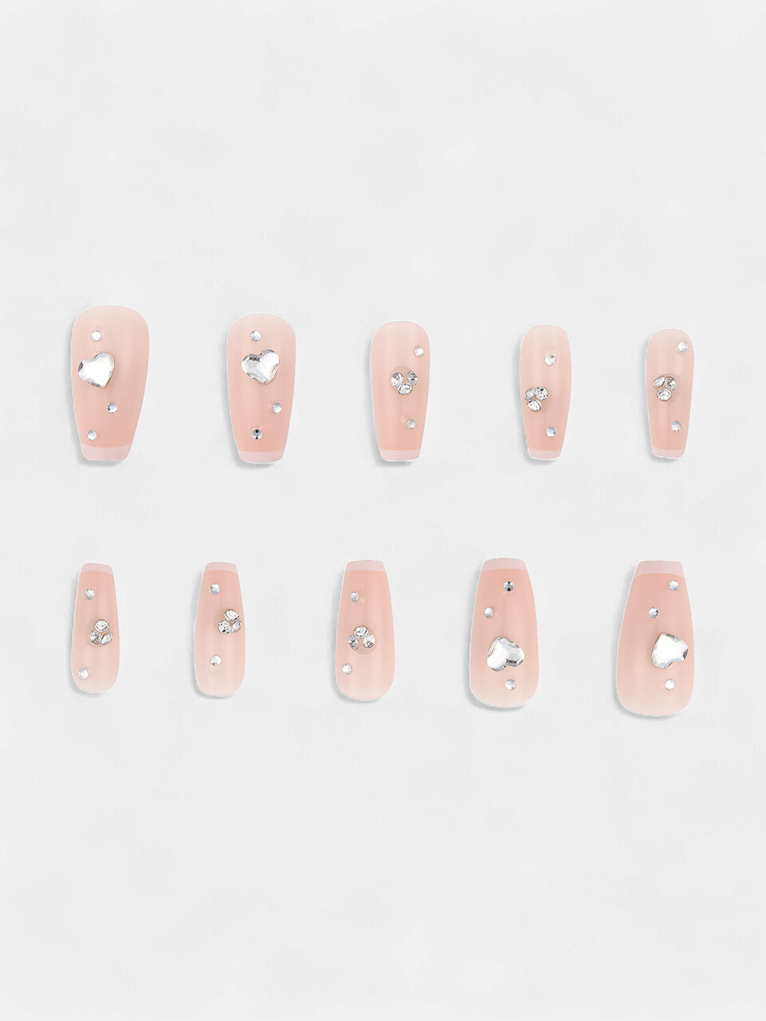 The Bijou Press-On Nails - Nude Pink