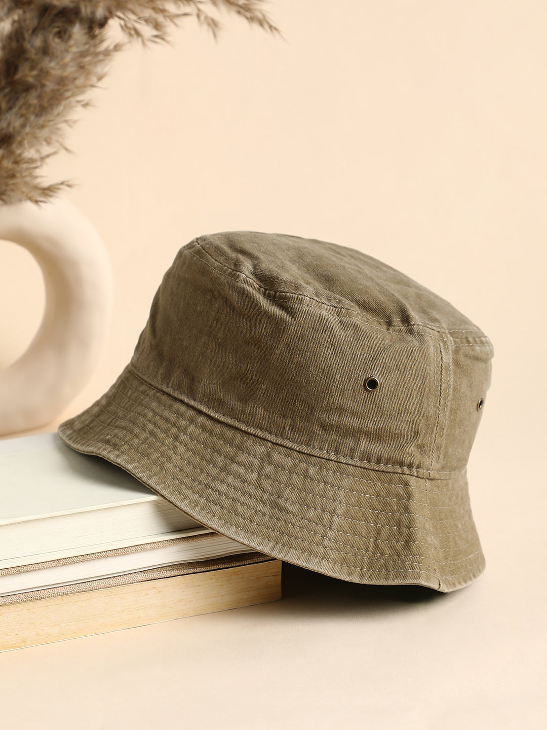 Solid Bucket Hat - Brown