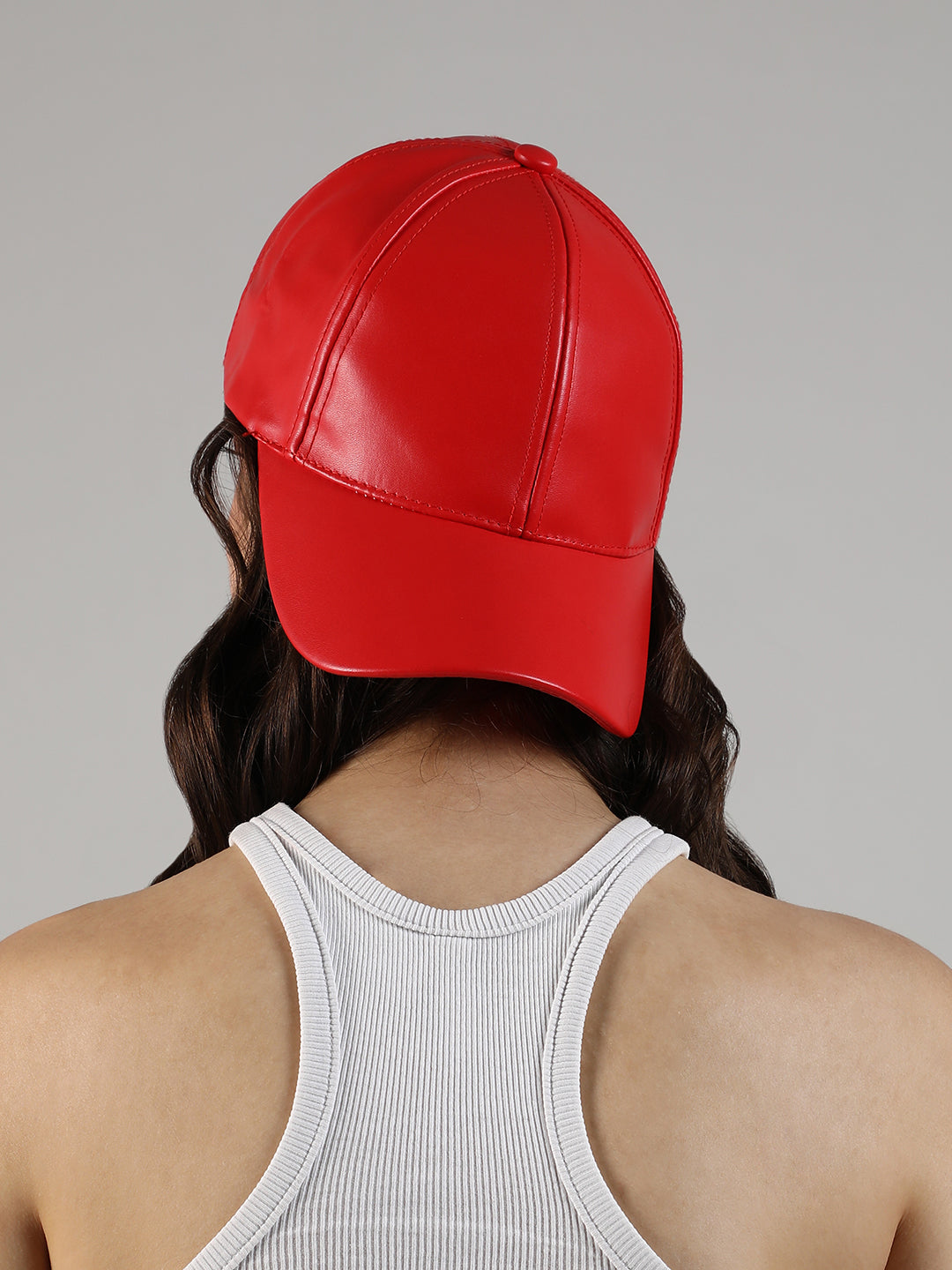 Solid Baseball Cap - Red