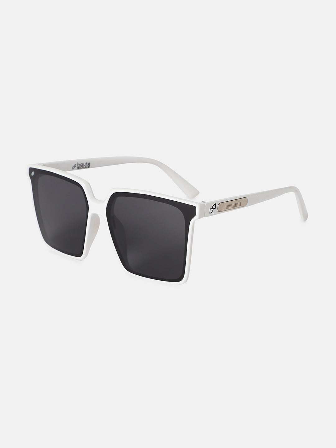 Full Rim Oversized Sunglasses - White