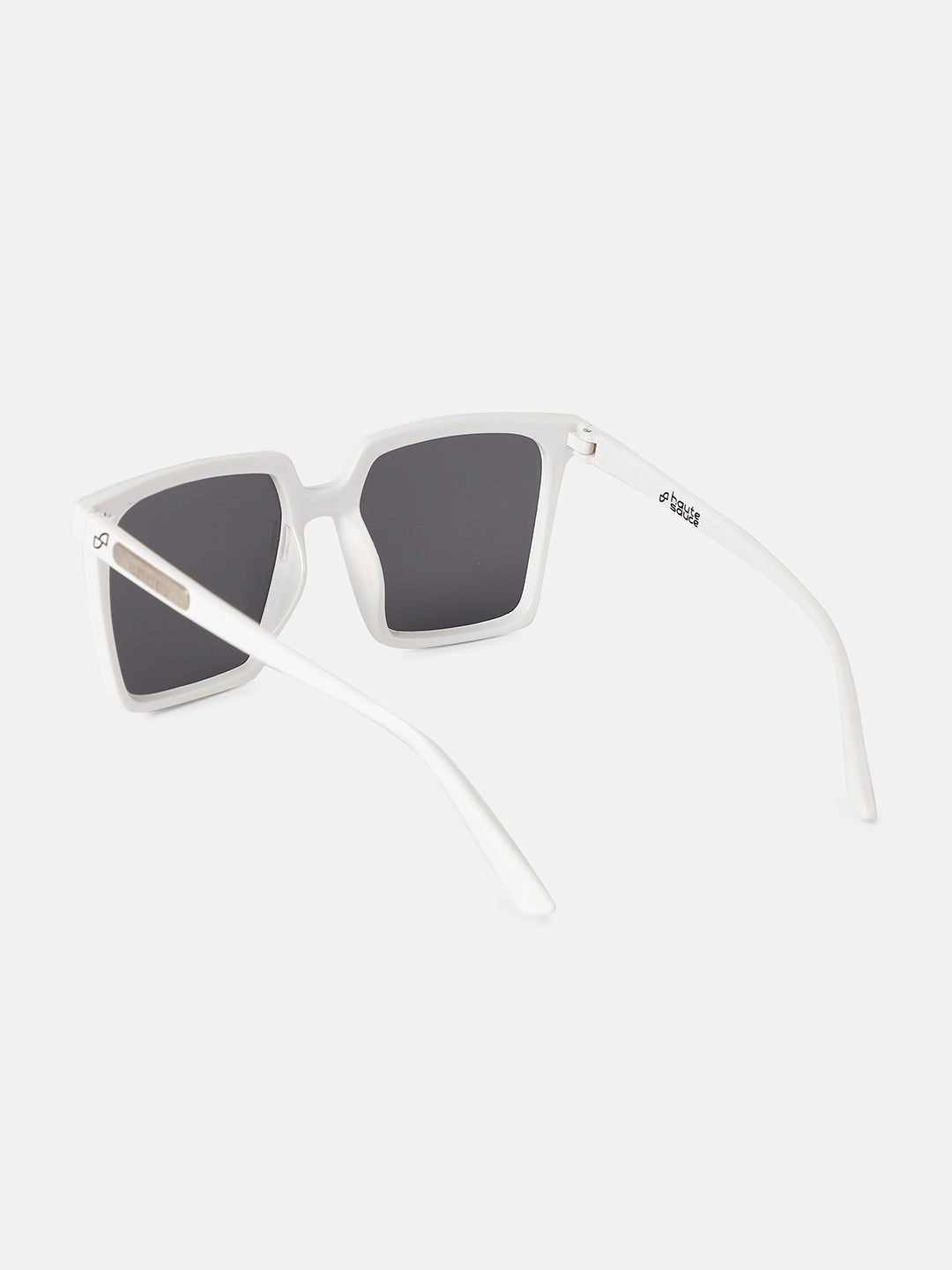 Full Rim Oversized Sunglasses - White