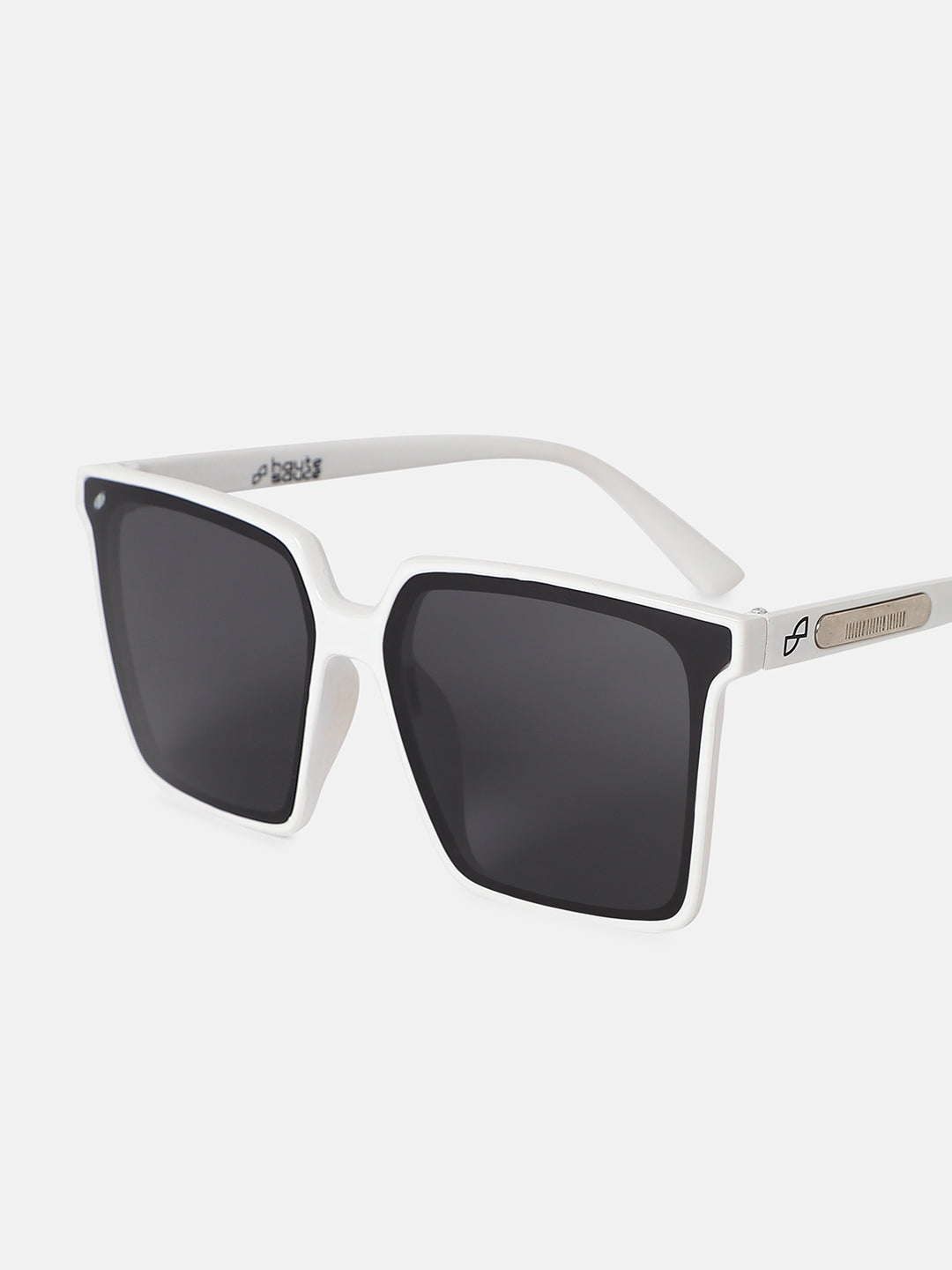 Full Rim Oversized Sunglasses - White