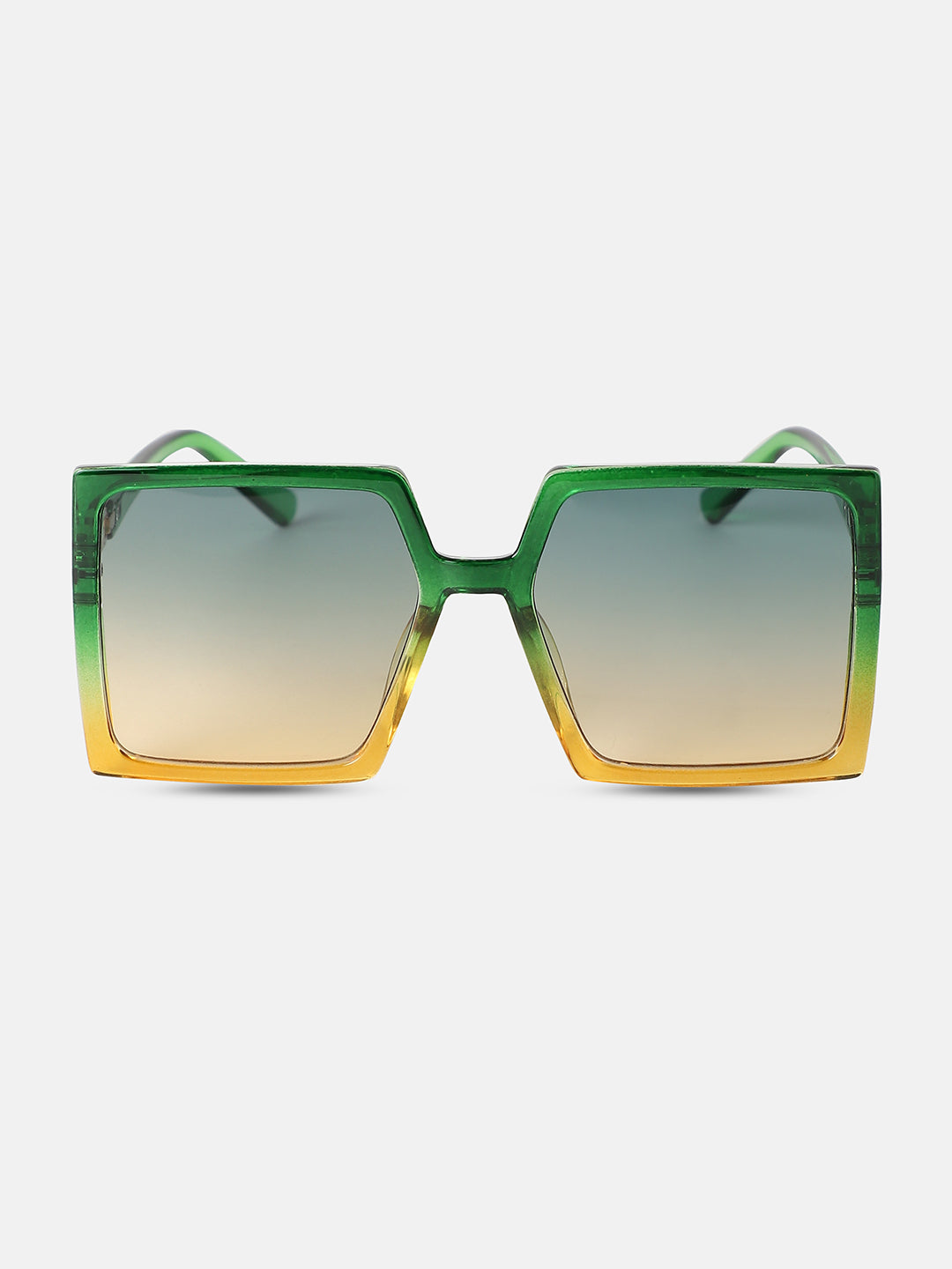 Gradient Oversized Sunglasses - Green