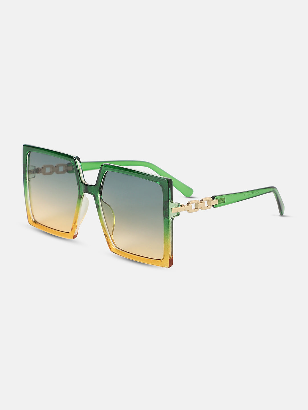 Gradient Oversized Sunglasses - Green