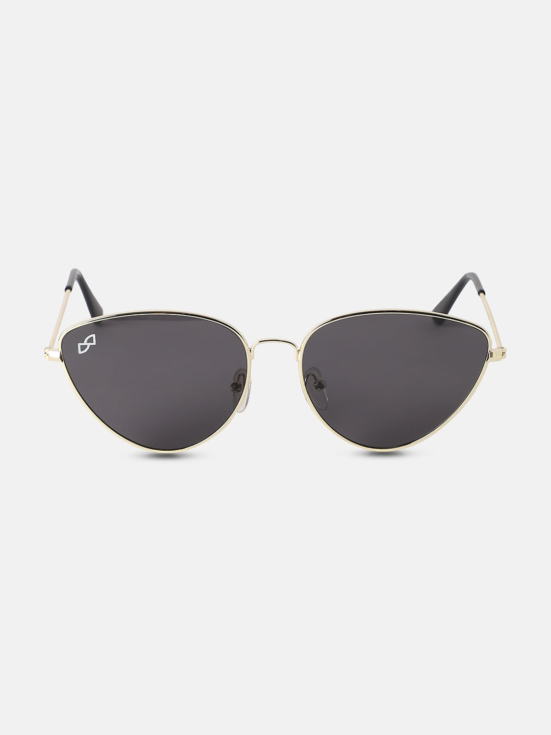 Full Rim Cateye Sunglasses - Gold