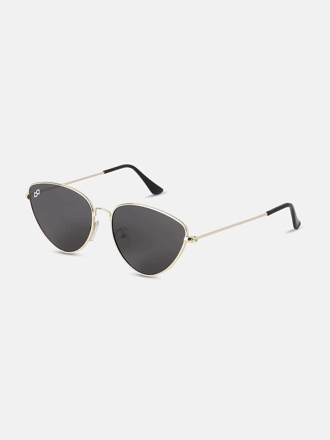 Full Rim Cateye Sunglasses - Gold