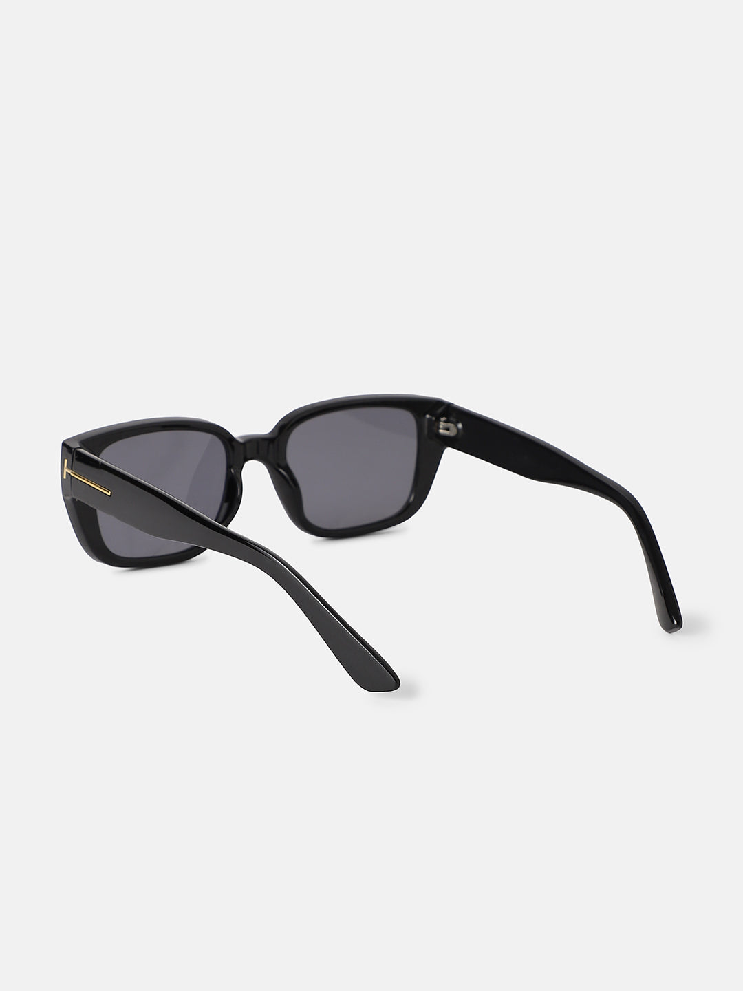 Women's Full Rim Rectangular Sunglasses - Black