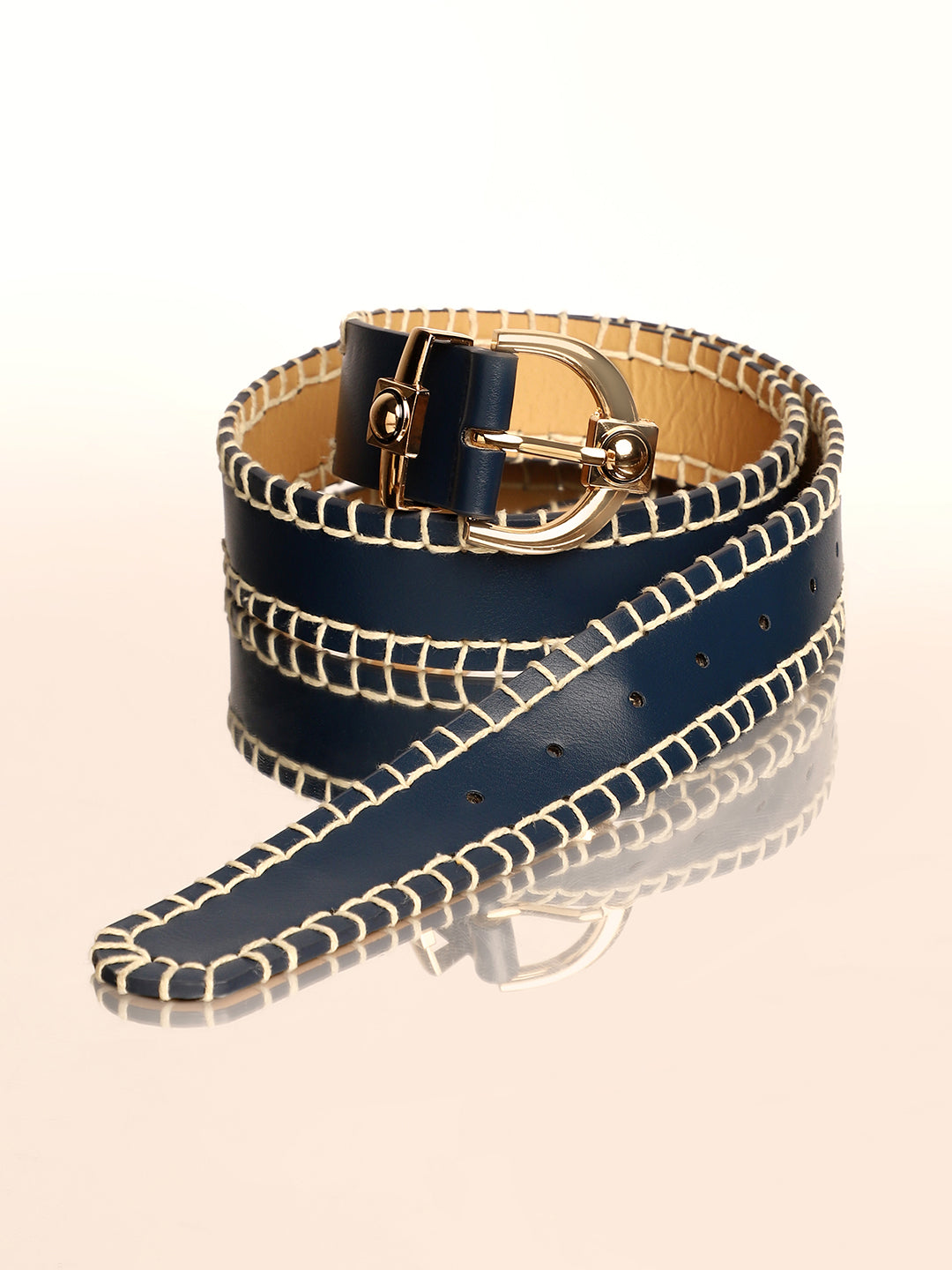 The Mariner Buckle Belt - Prussian Blue