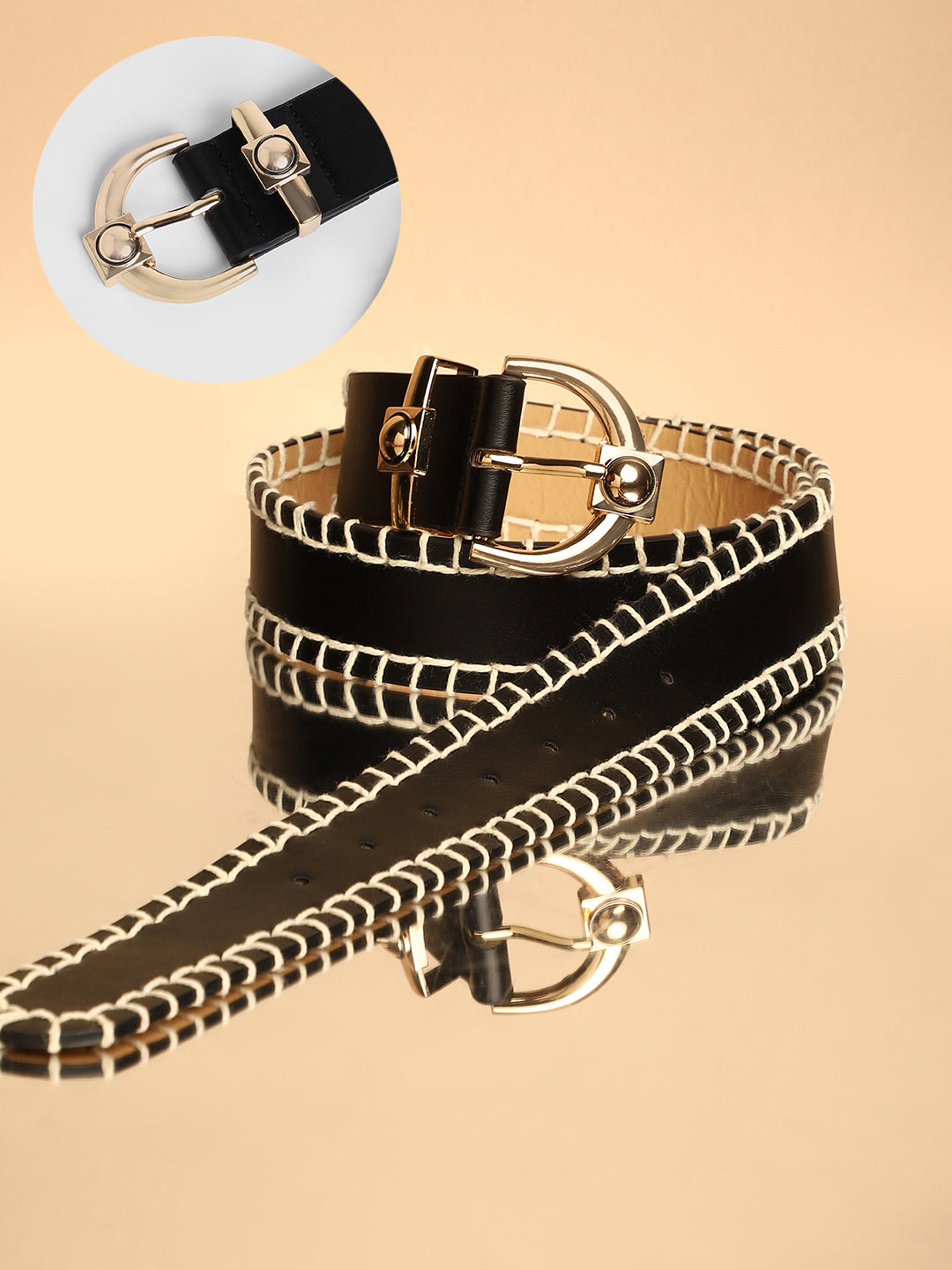 The Mariner Buckle Belt - Raven Black