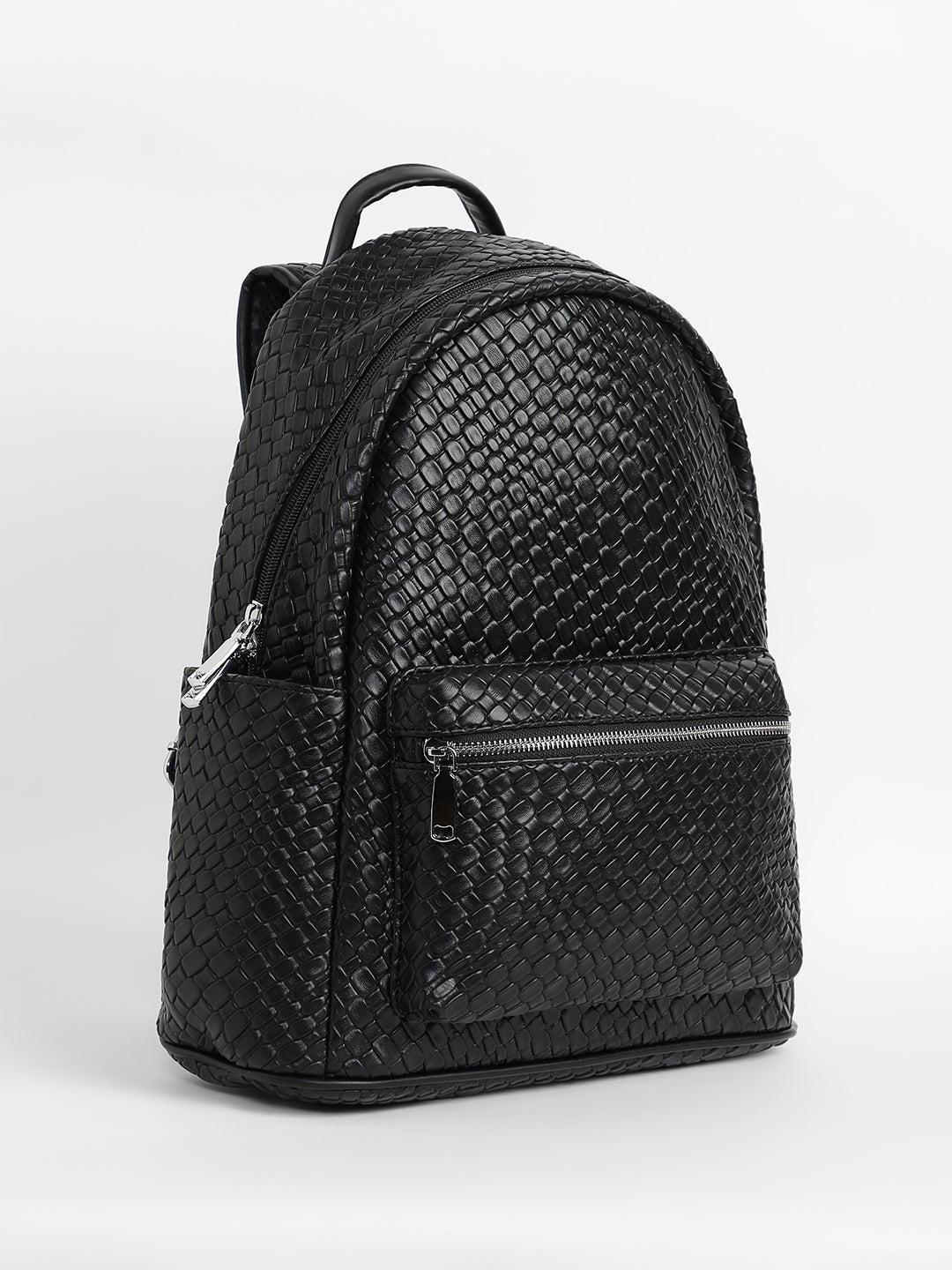 The Weave Curve Backpack - Onyx Black