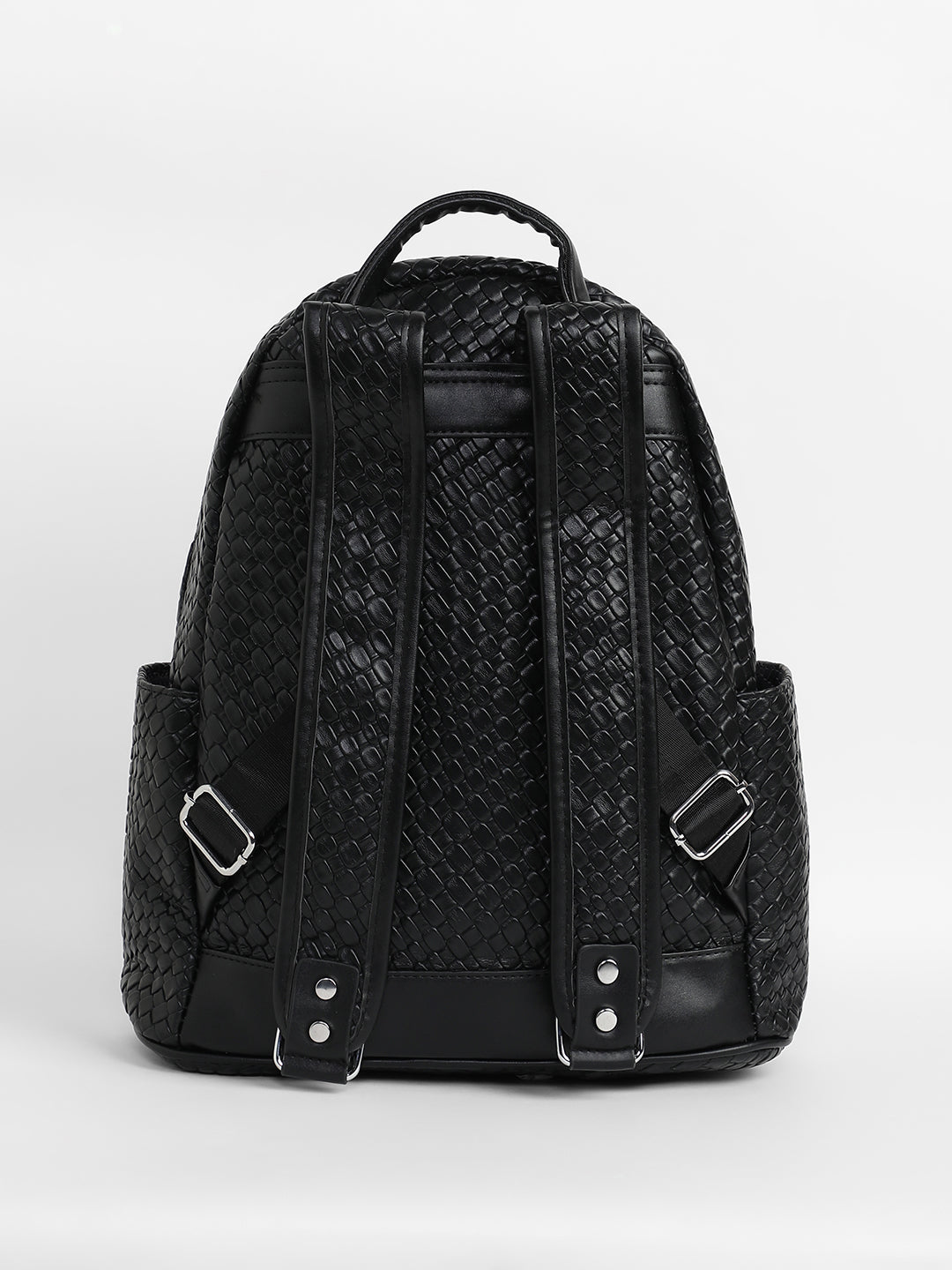 The Weave Curve Backpack - Onyx Black