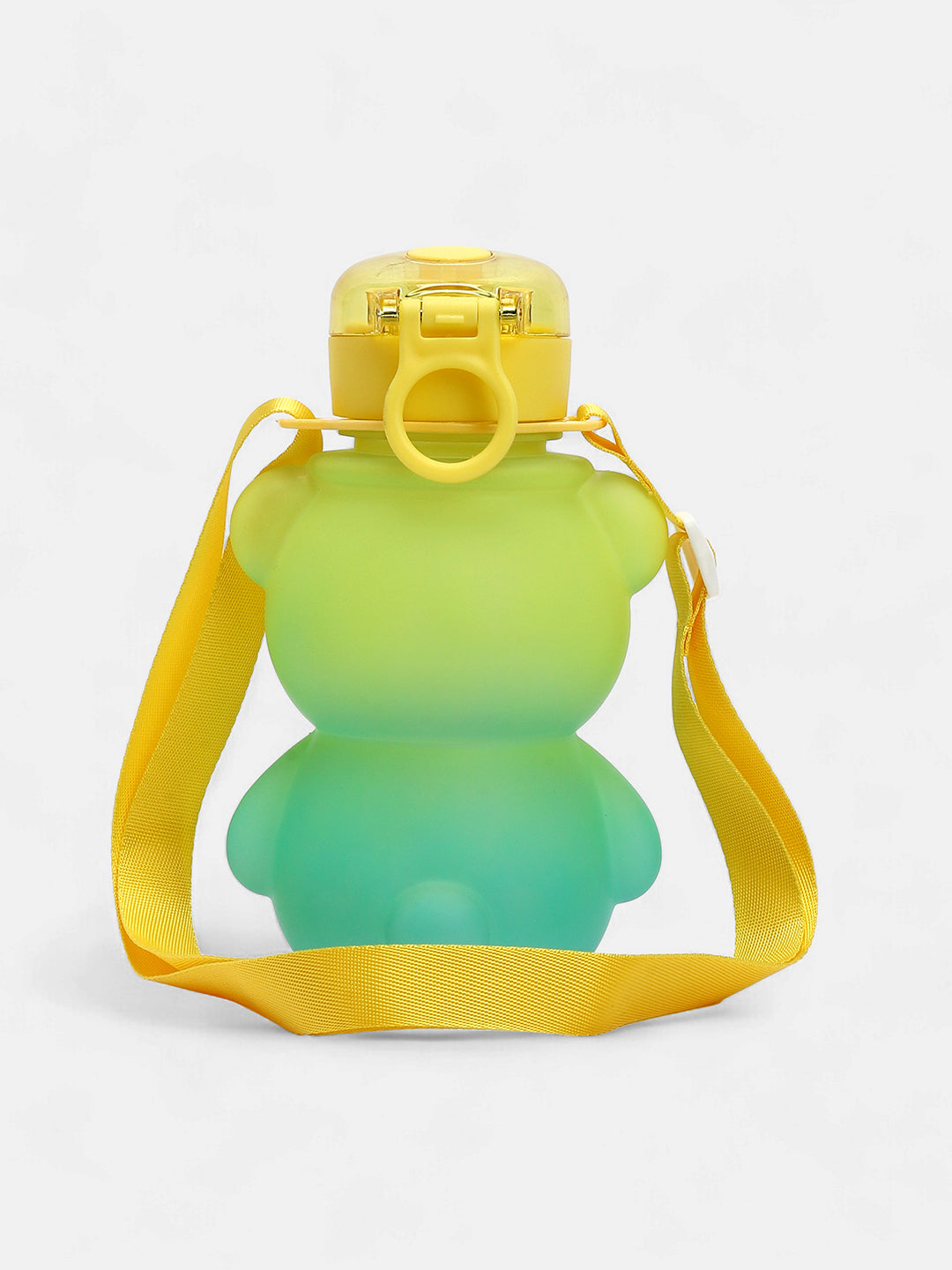 The Teddy Crossbody Sipper (580 Ml) - Lemon Yellow & Sky Blue