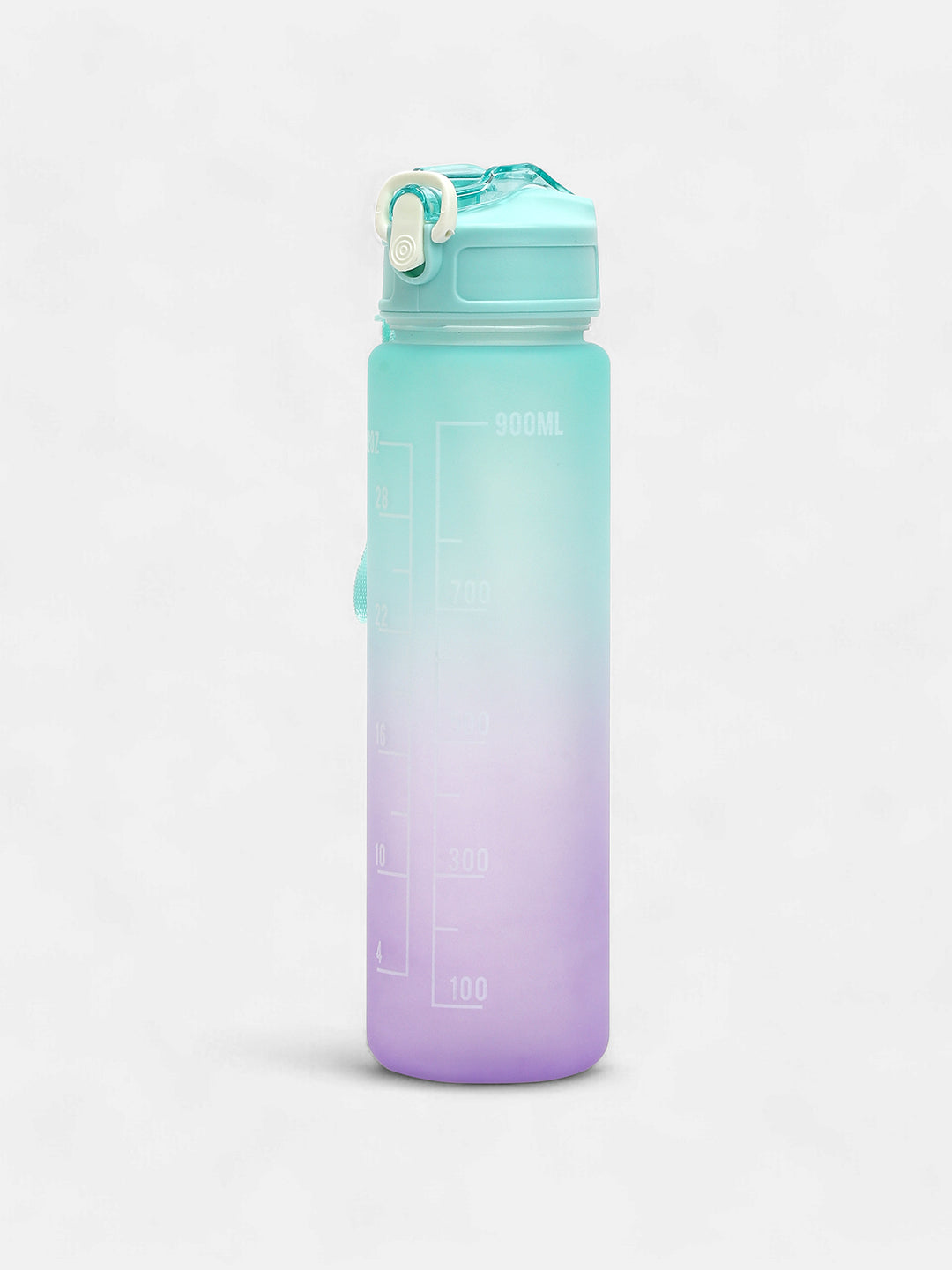 The Hydration Itinerary Sipper (900 Ml) - Aqua Green & Amethyst Purple