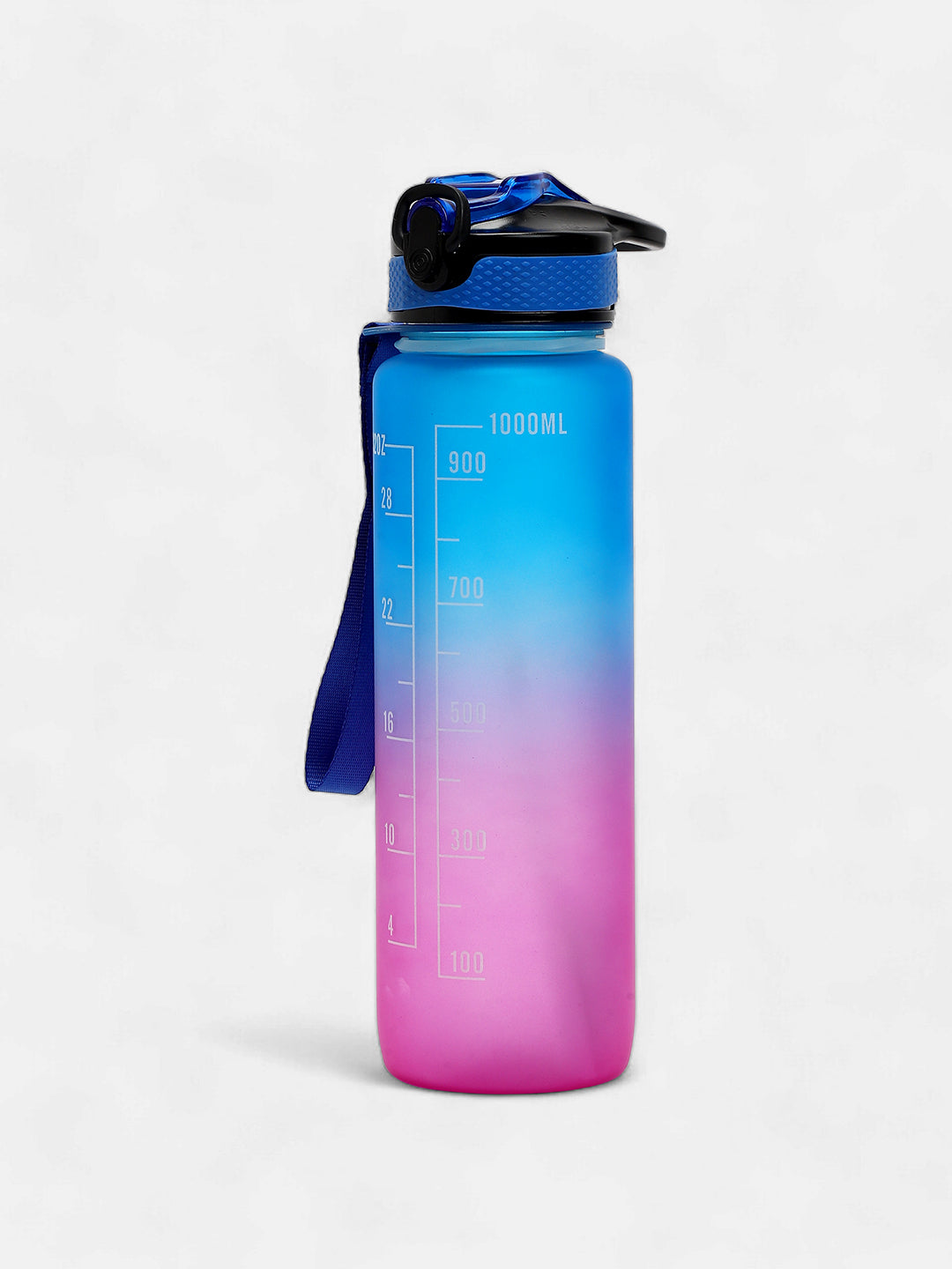 The Hydration Itinerary Sipper (1000 Ml) - Indigo Blue & Amethyst Purple