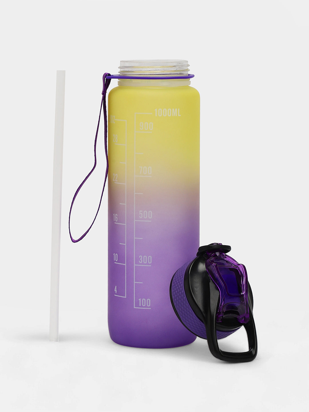 The Hydration Itinerary Sipper (1000 Ml) - Lemon Yellow