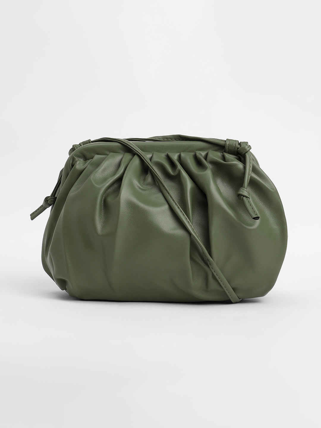 The Ischia Sling Bag - Olive Green