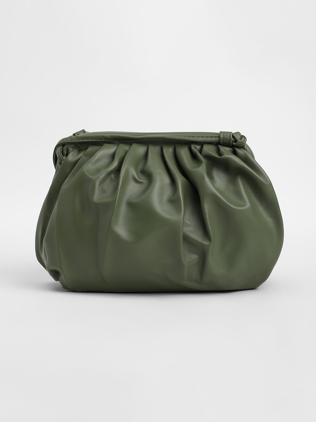 The Ischia Sling Bag - Olive Green