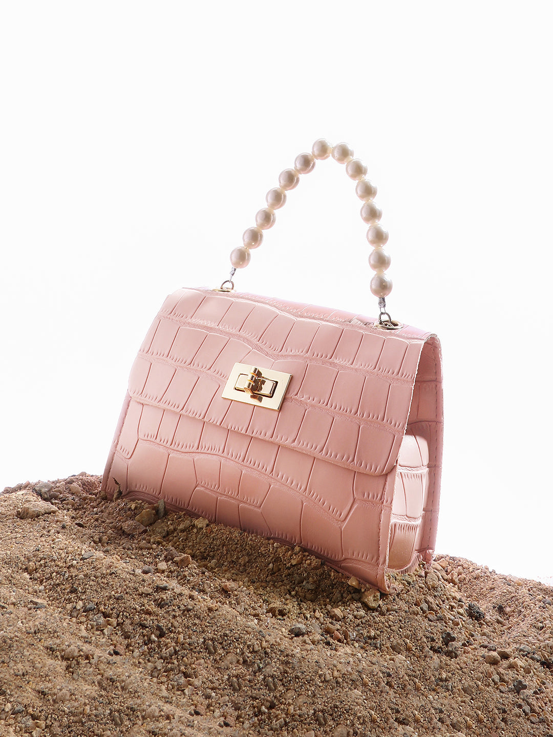 The Belle Micro Hand Bag - Blush Pink