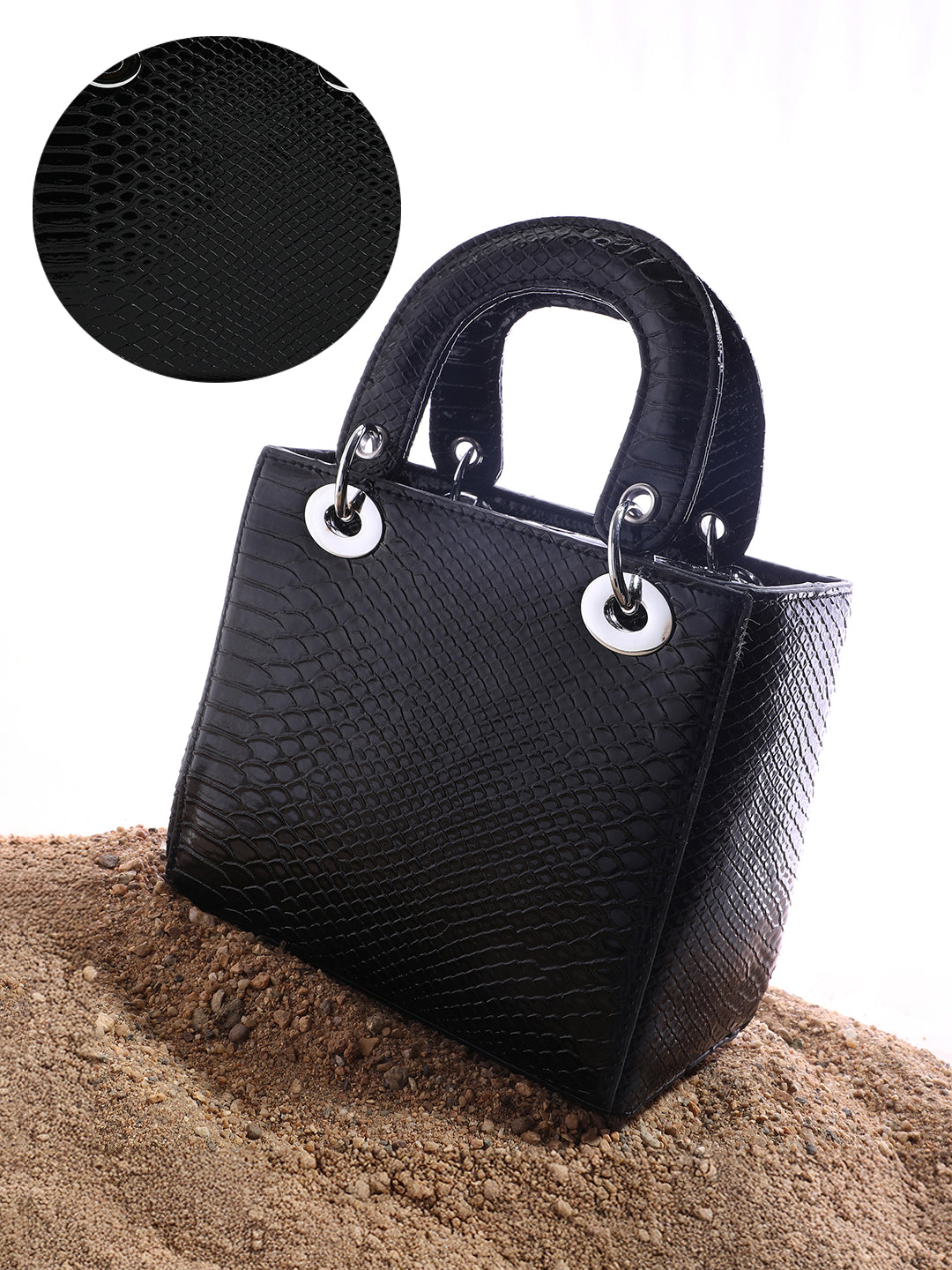 The Femina Hand Bag - Midnight Black