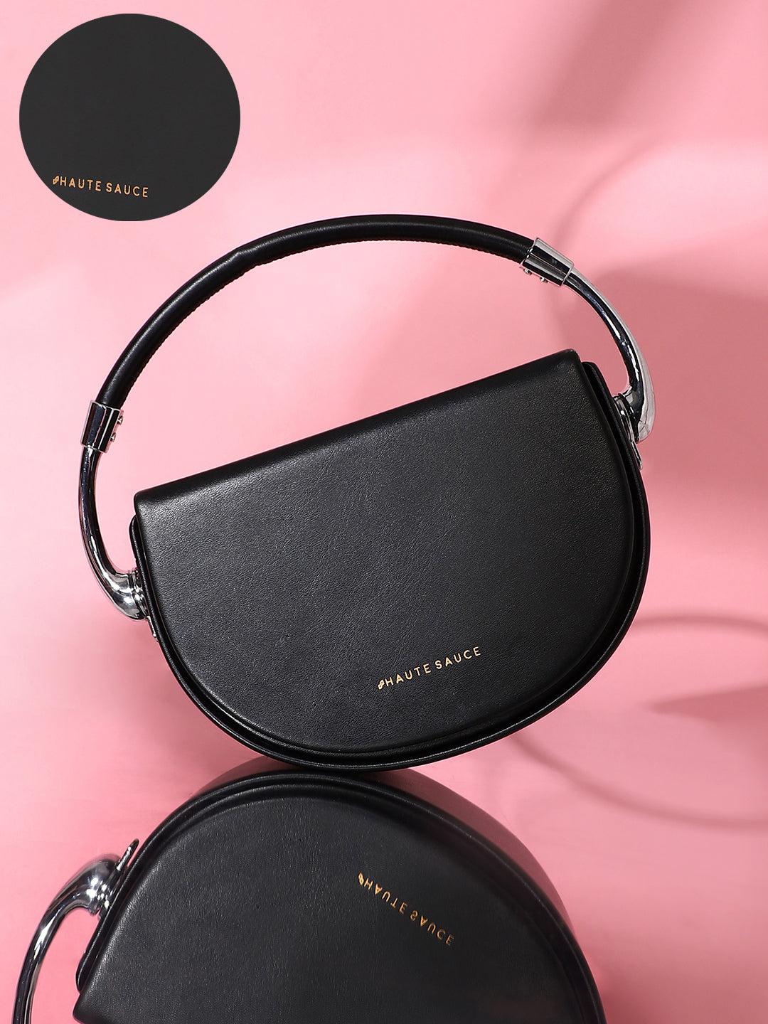 The Semi Hand Bag - Midnight Black