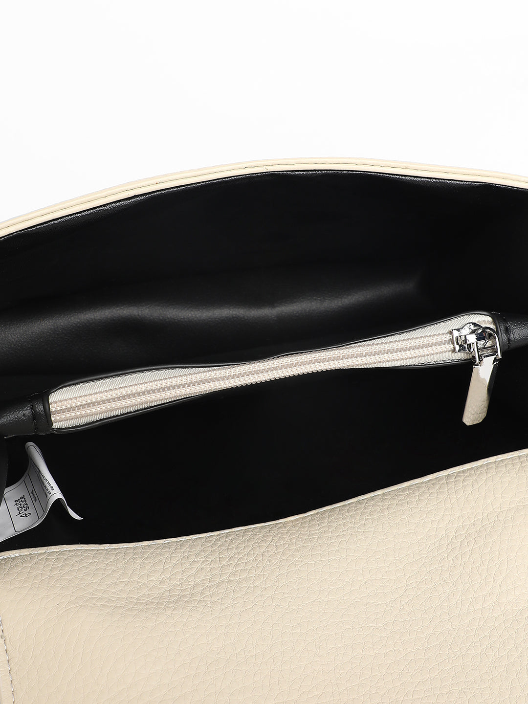 The Monogram Sash Hand Bag - Bone White