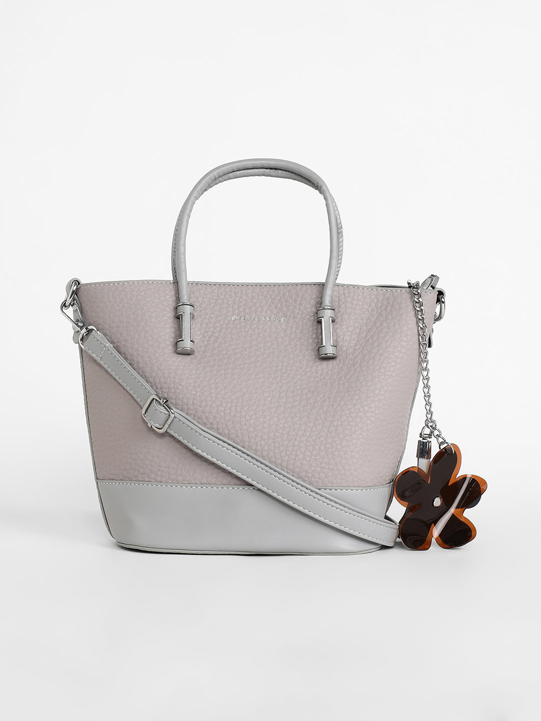 The Basket Hand Bag - Cloud Grey