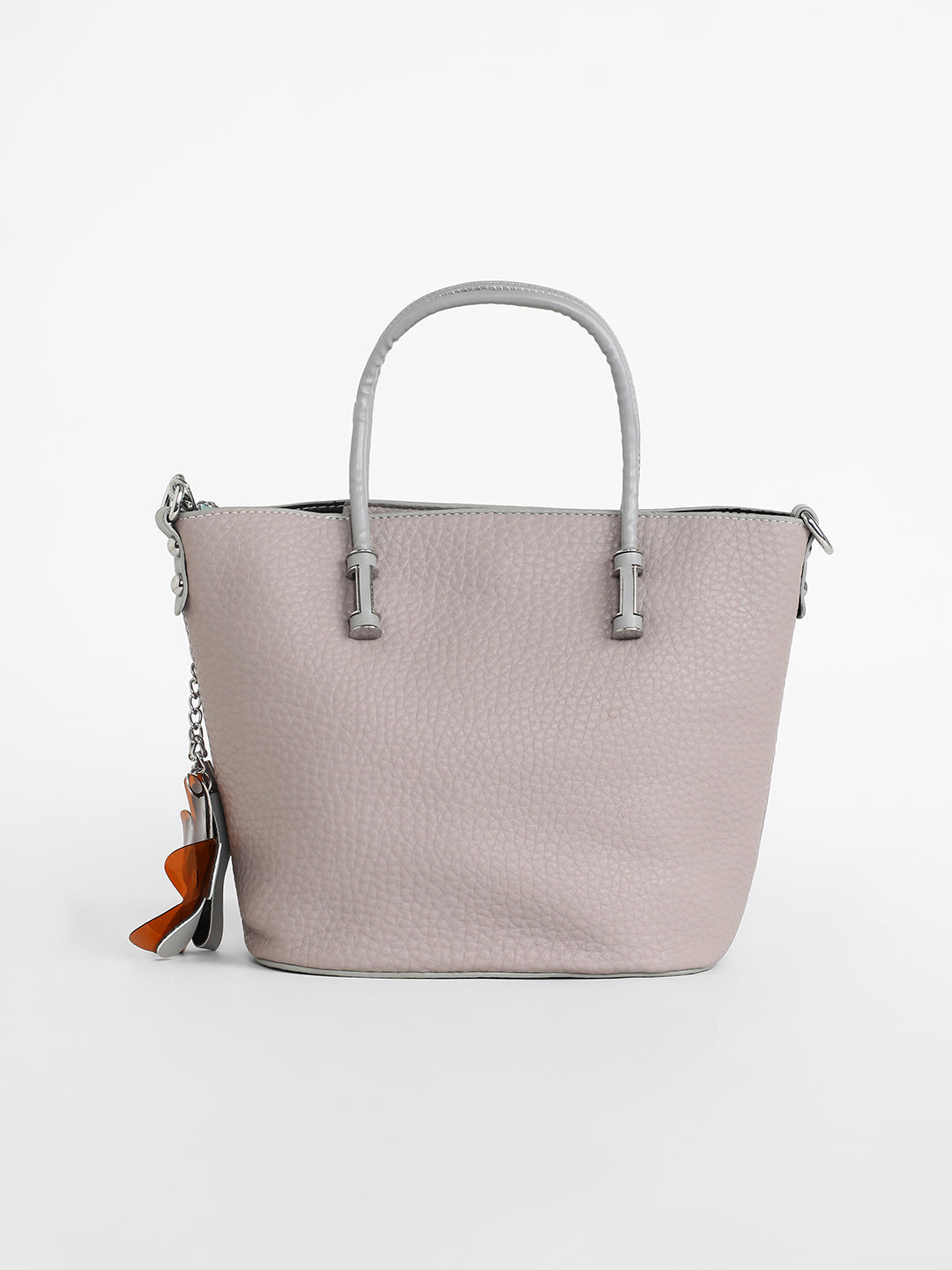 The Basket Hand Bag - Cloud Grey