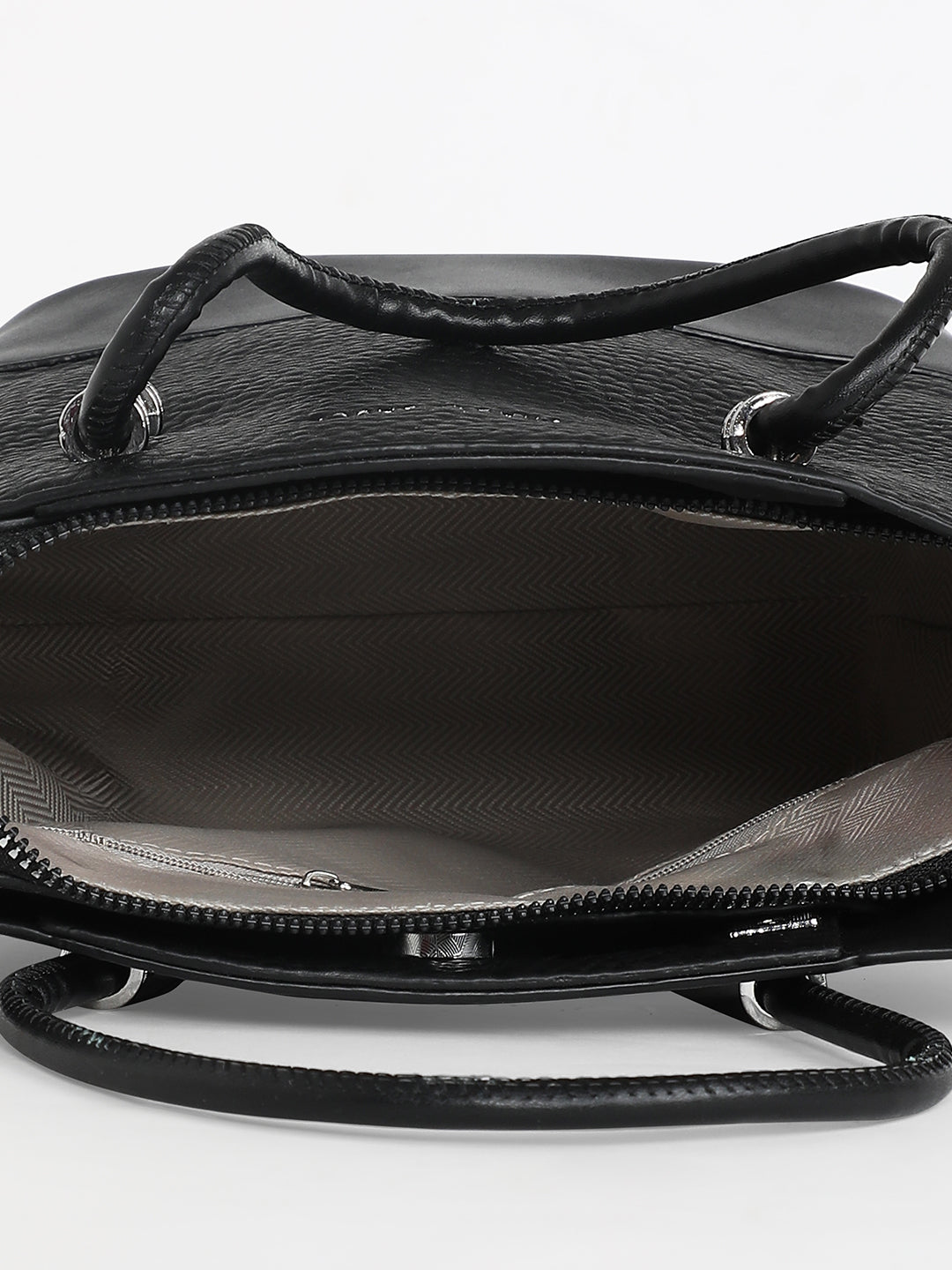 The Basket Hand Bag - Midnight Black