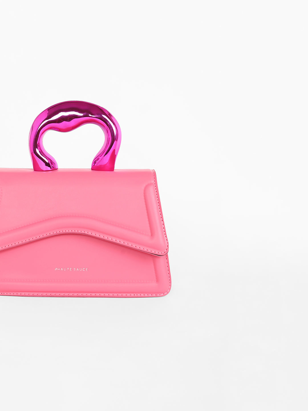 The Caldera Gloss Hand Bag - Rouge Pink