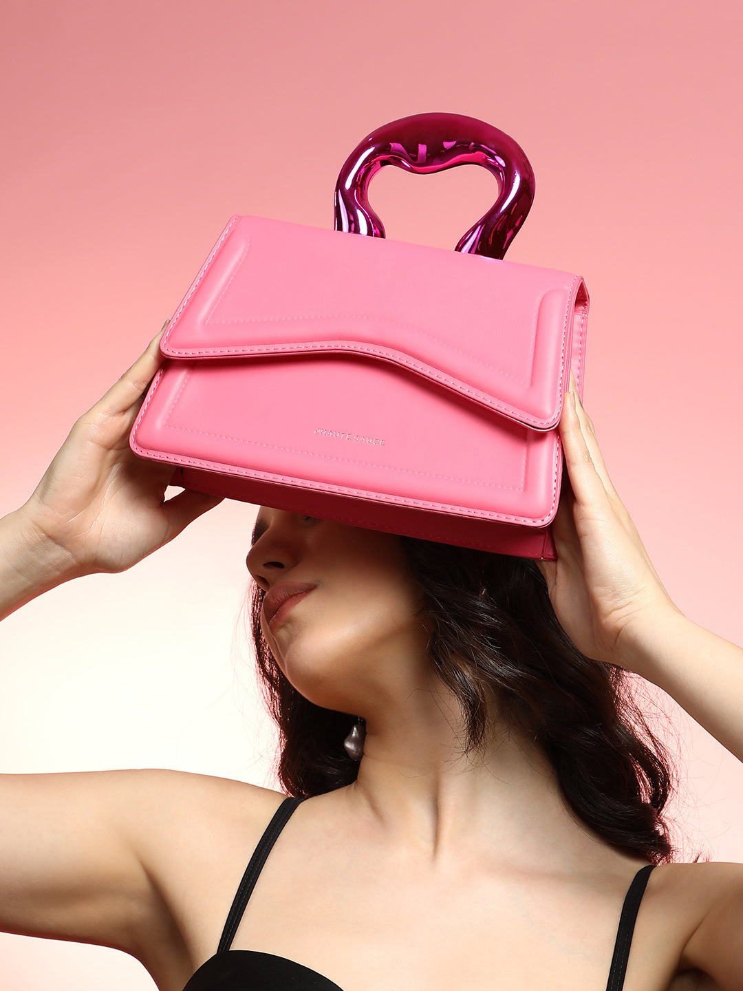 The Caldera Gloss Hand Bag - Rouge Pink