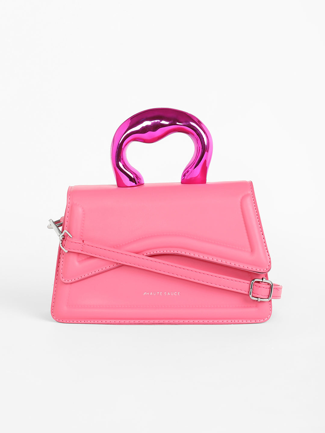 The Caldera Gloss Hand Bag - Rouge Pink