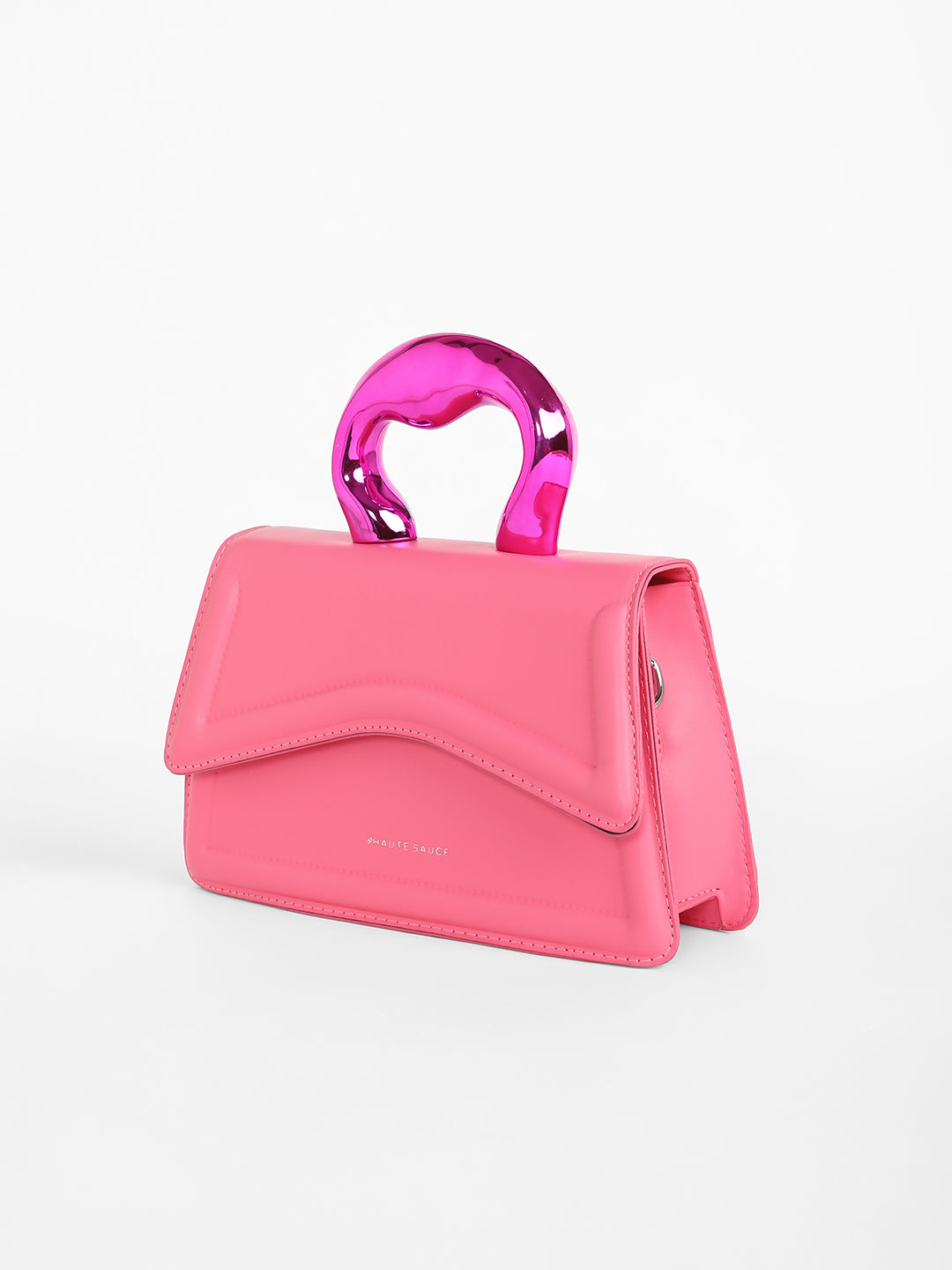 The Caldera Gloss Hand Bag - Rouge Pink