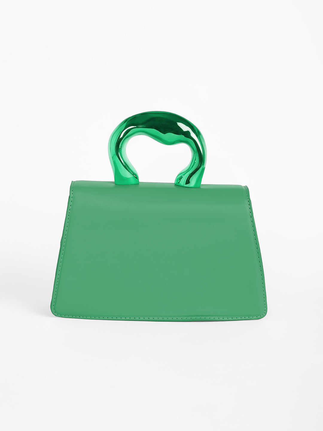 The Caldera Gloss Hand Bag - Shamrock Green