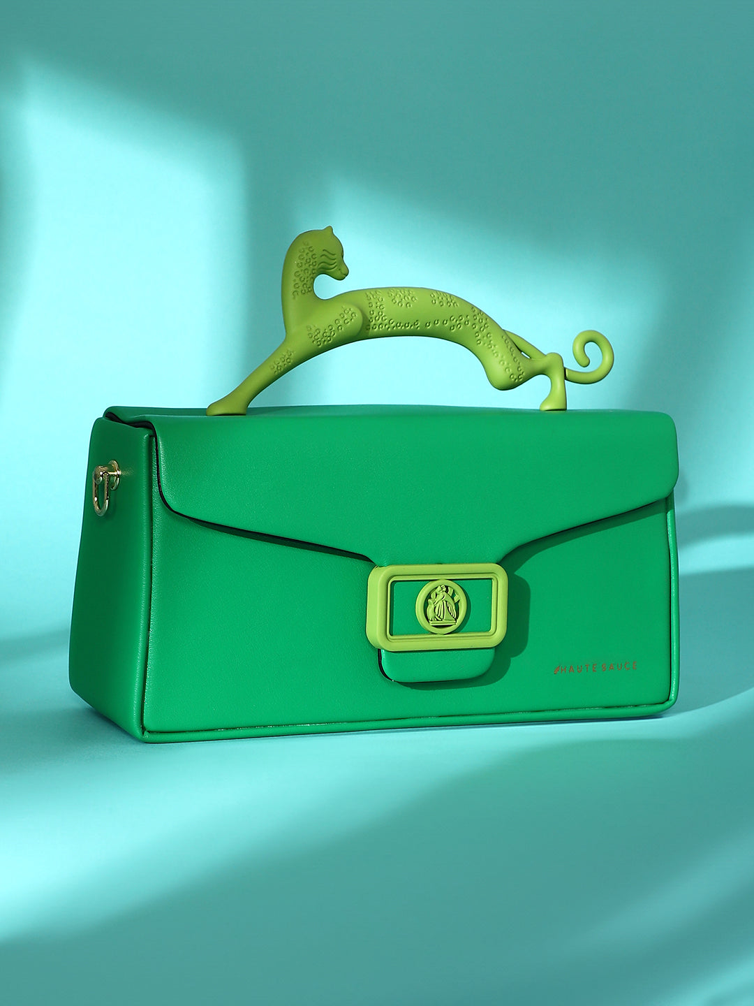 The Jaguar Frost Hand Bag - Shamrock Green