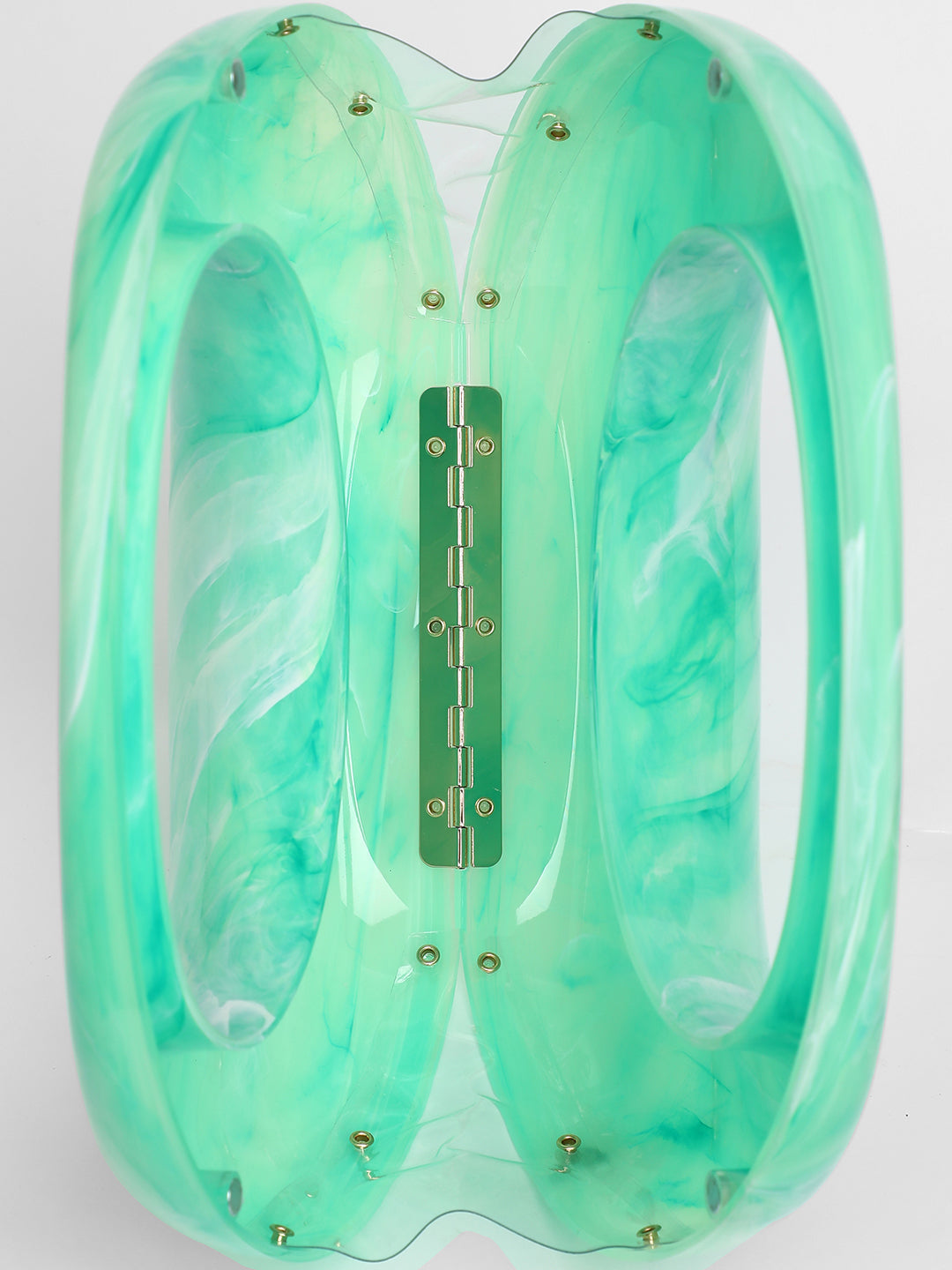 The Sculptural Hand Bag - Light Green