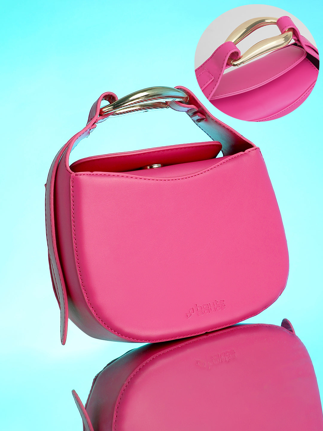 The Etna Hand Bag - Fushcia Pink