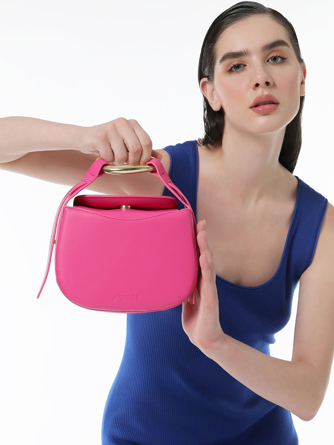 The Etna Hand Bag - Fushcia Pink