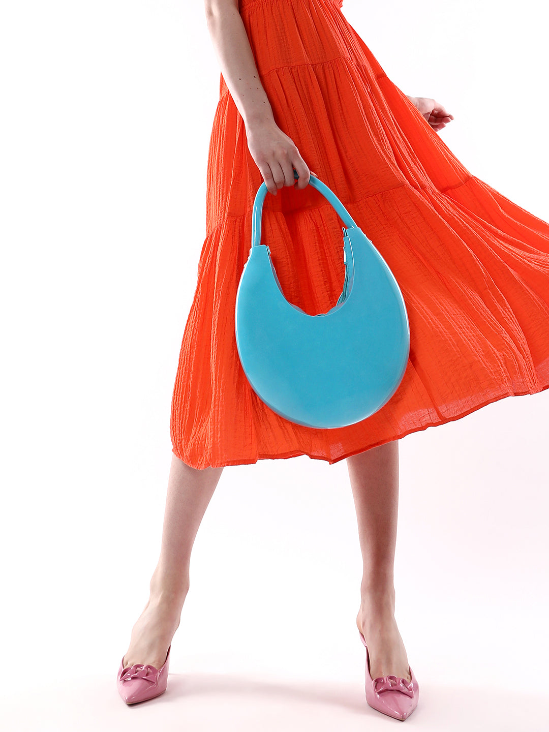 The Lucida Hobo Bag - Ocean Blue