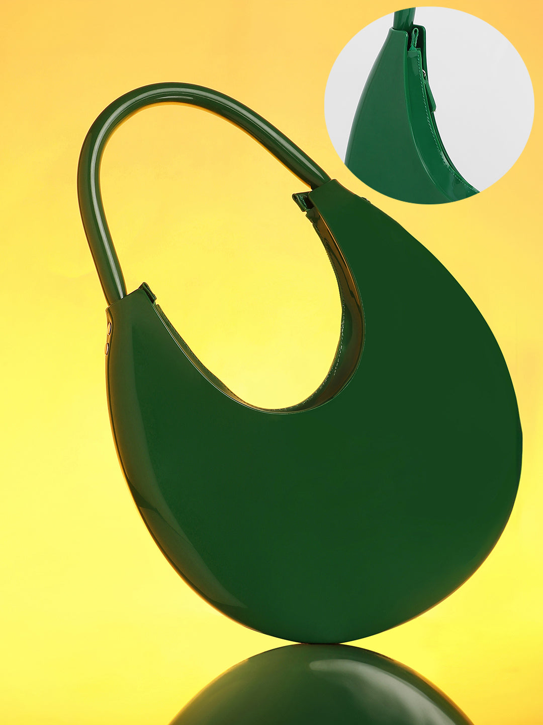 The Lucida Hobo Bag - Emerald Green