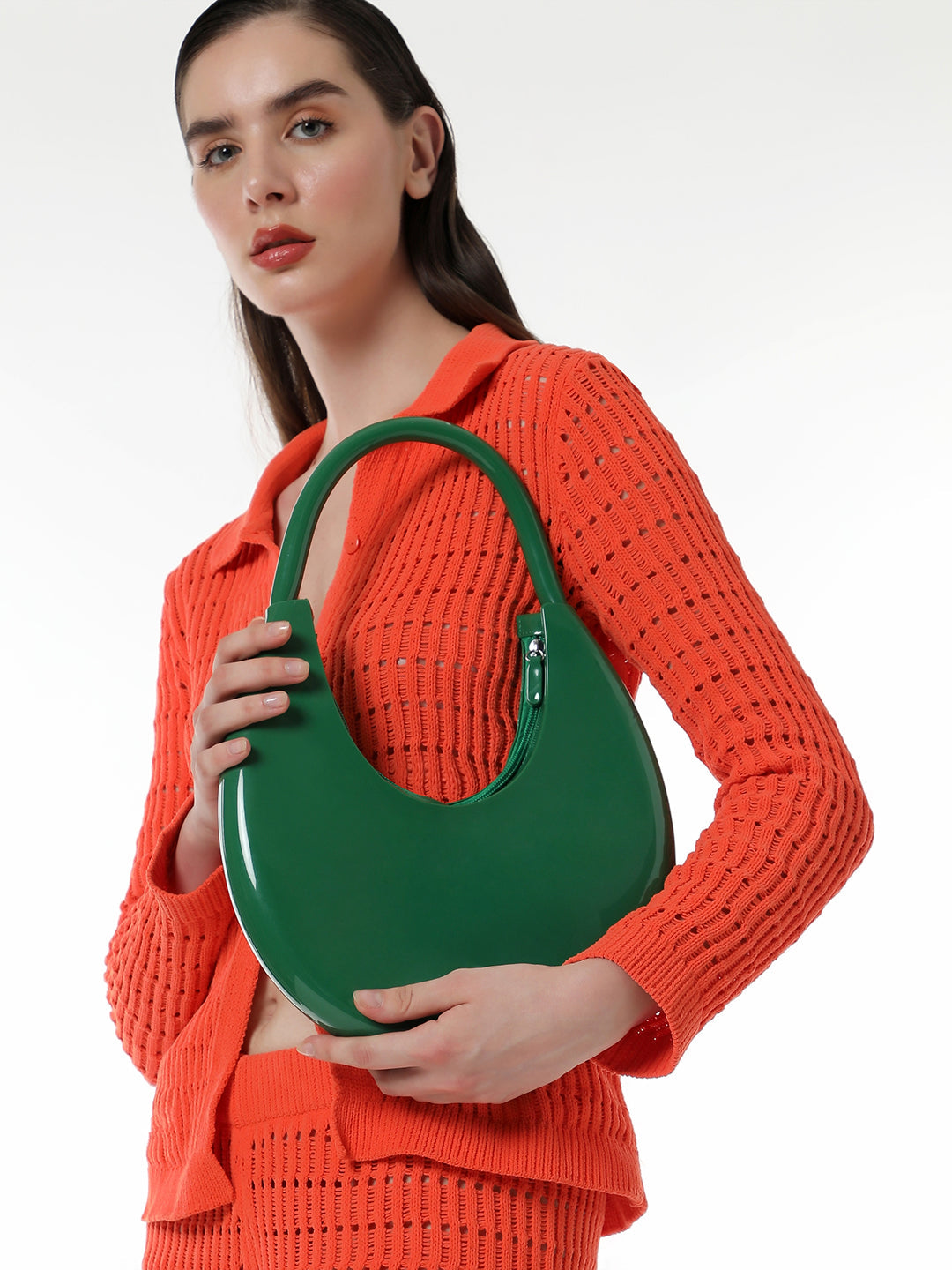 The Lucida Hobo Bag - Emerald Green