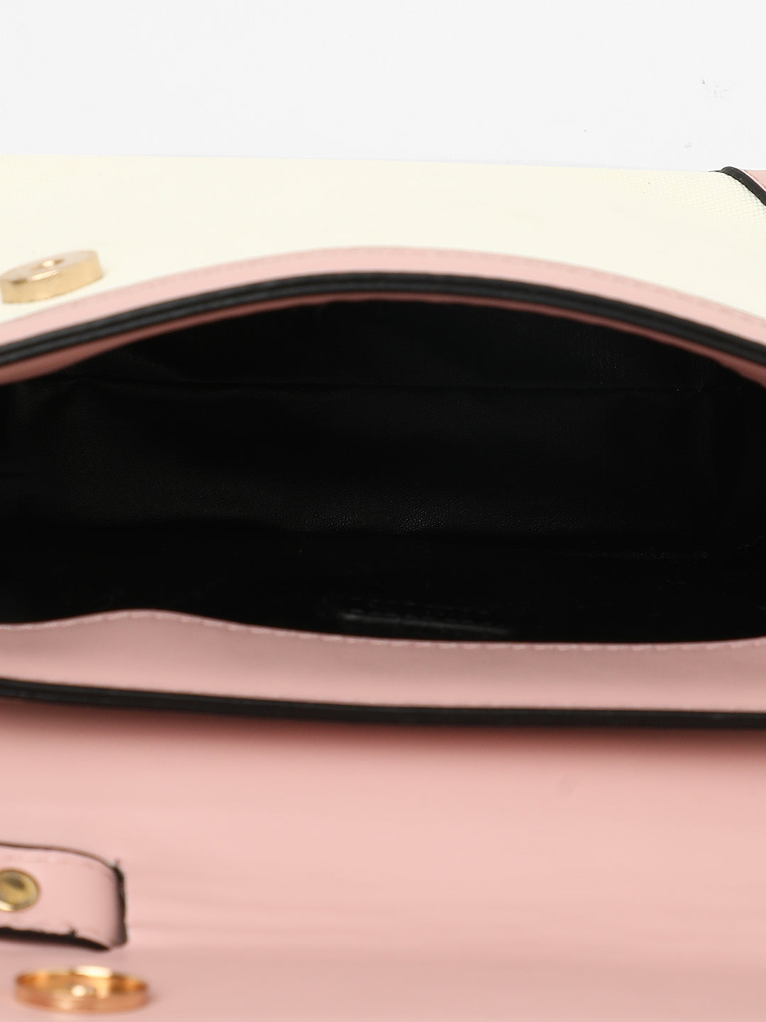 The Roma Canvas Hand Bag - Blush Pink & Cloud White